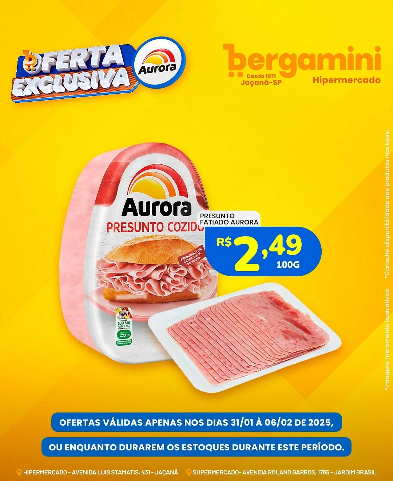 Encarte de Catálogo Supermercado Bergamini 31 de janeiro até 6 de fevereiro 2025 - Pagina 1