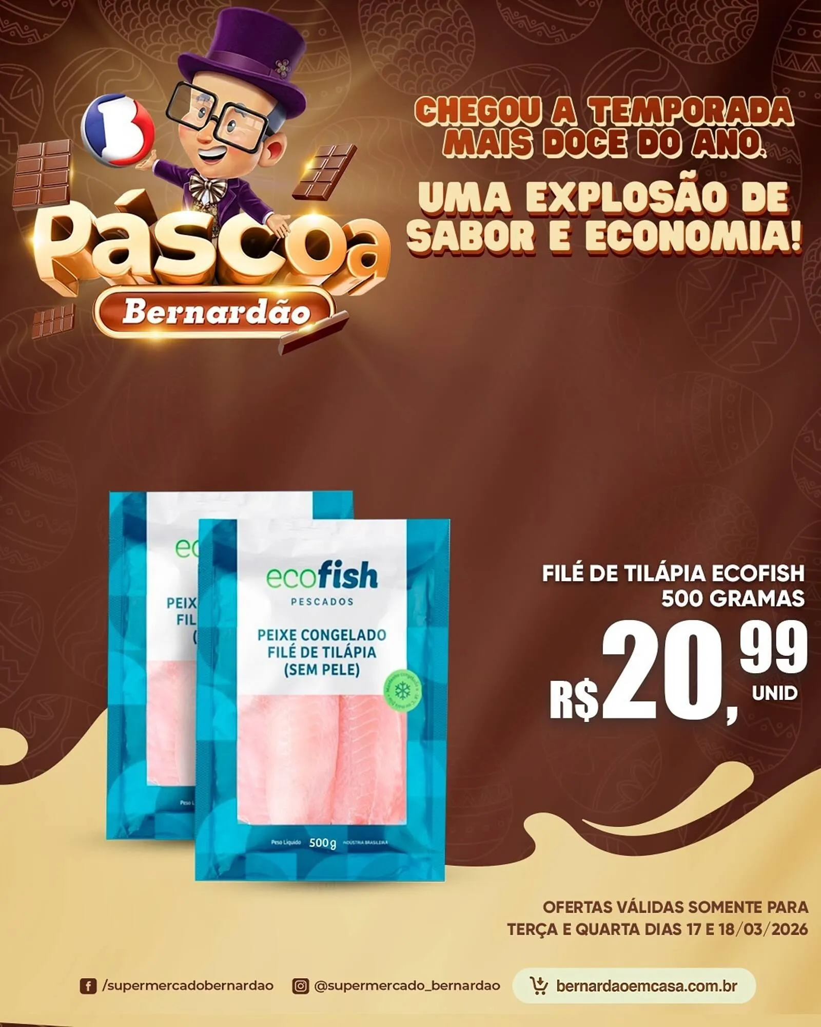 Encarte de Catálogo Supermercado Bernardão 17 de março até 18 de março 2026 - Pagina 2