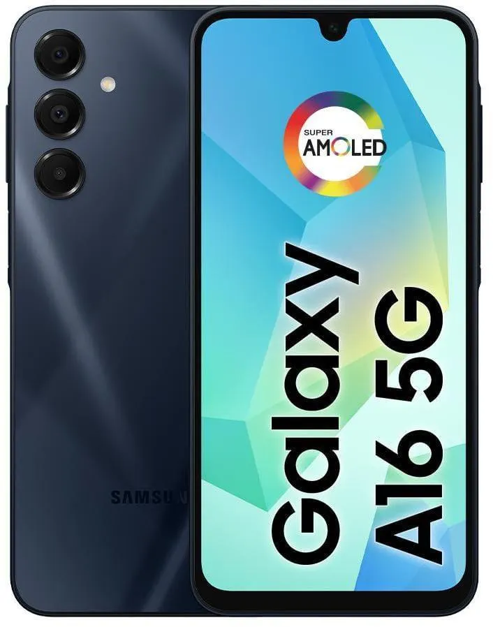 Smartphone / Telefone Celular Samsung Galaxy A16 5G 128GB 4GB RAMCâmera 50MP Tela 6.7" NFC IP54 B Azul Escuro