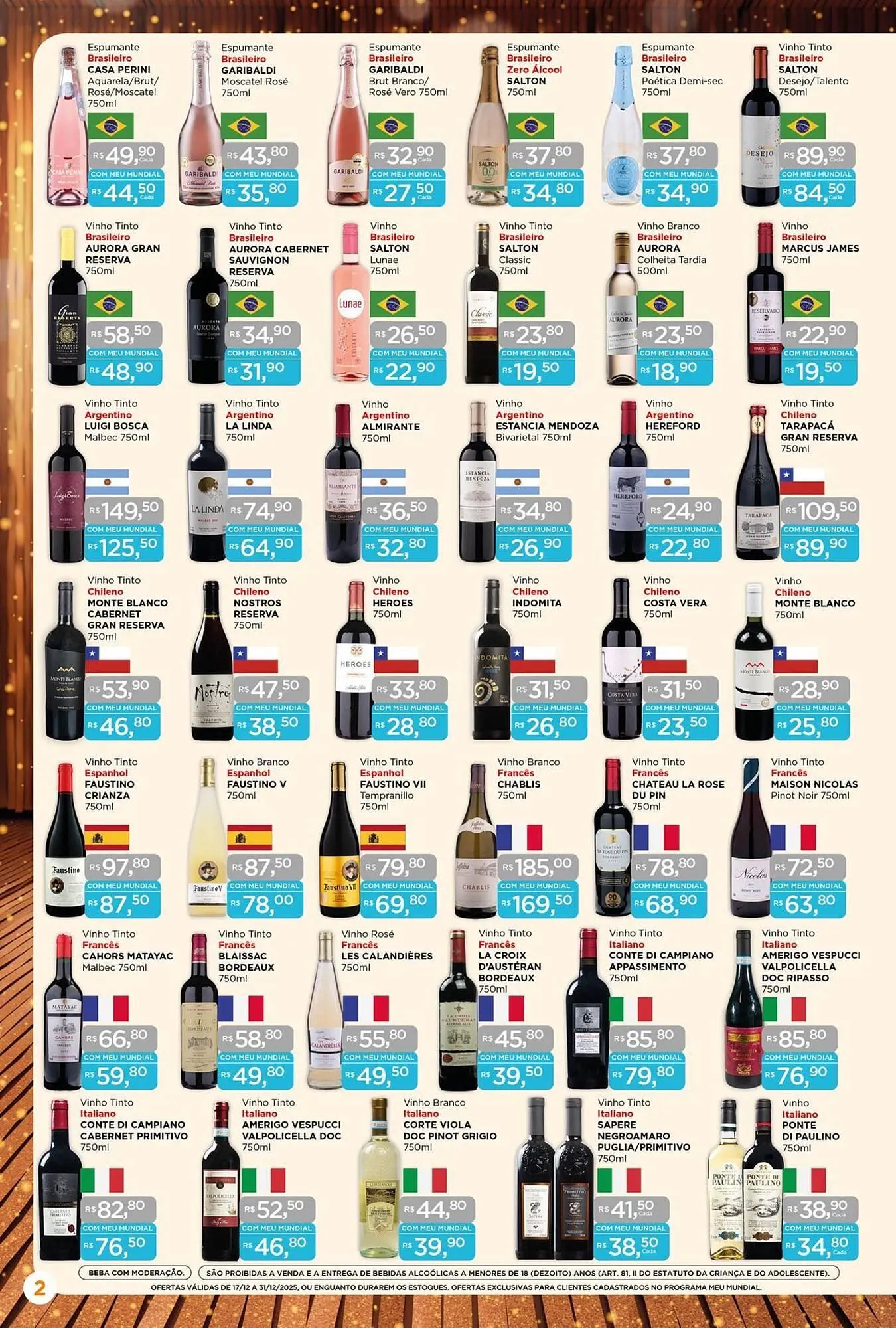 Encarte de Encarte Supermercados Mundial 18 de dezembro até 31 de dezembro 2025 - Pagina 2