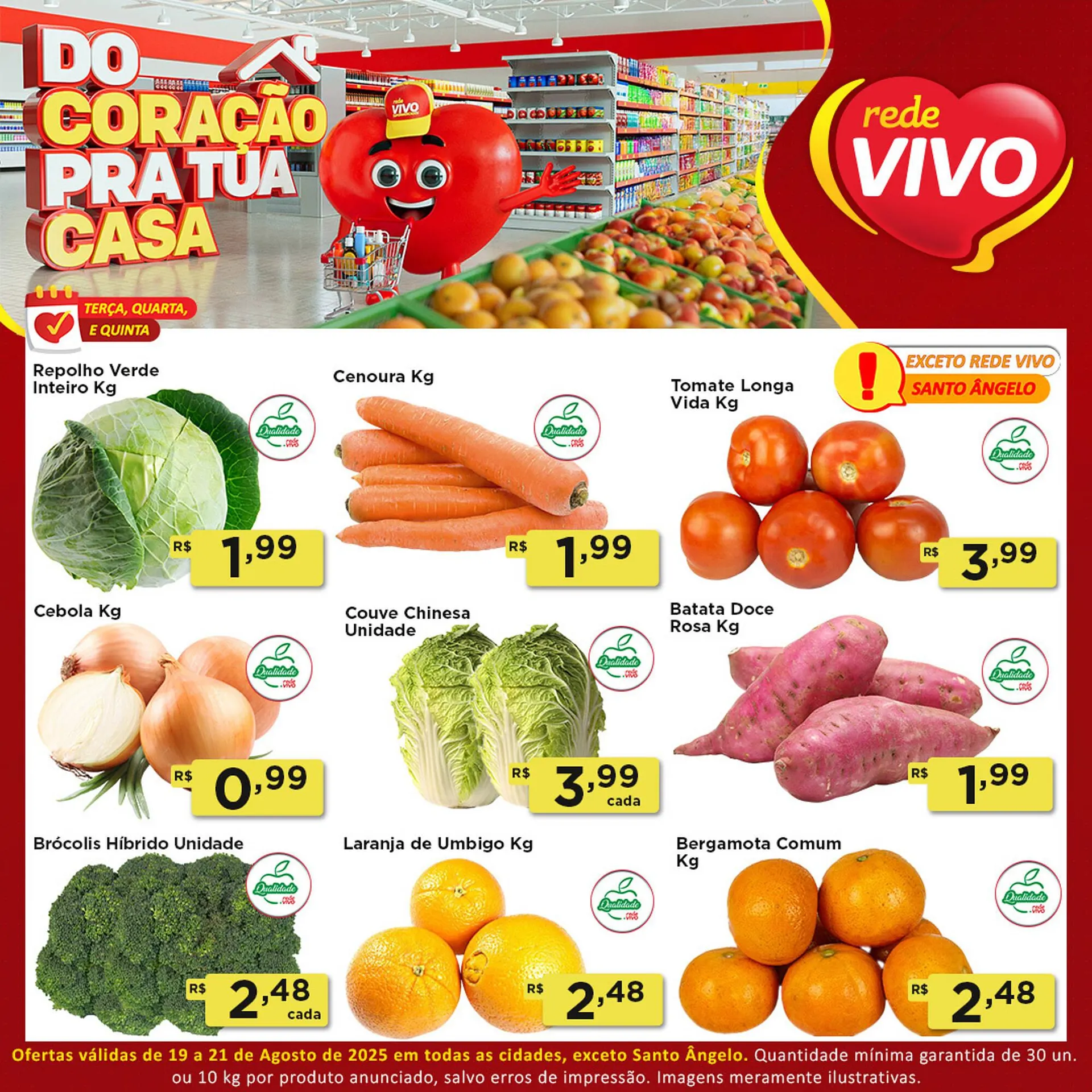 Encarte de Catálogo Rede Vivo 19 de agosto até 21 de agosto 2025 - Pagina 1