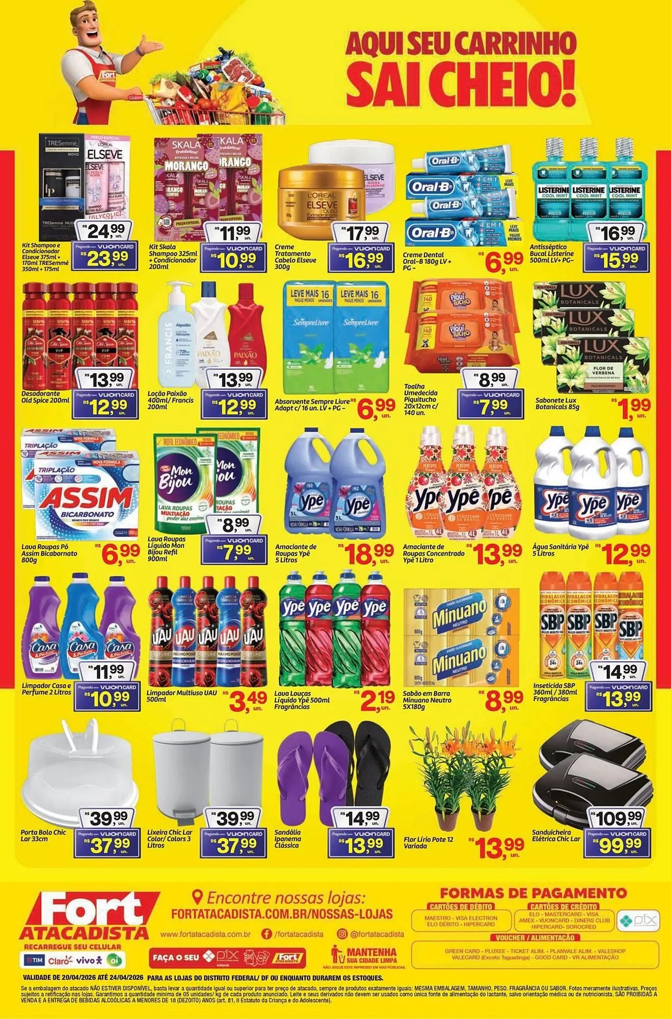 Encarte de Tabloide Fort Atacadista 20 de abril até 24 de abril 2026 - Pagina 4