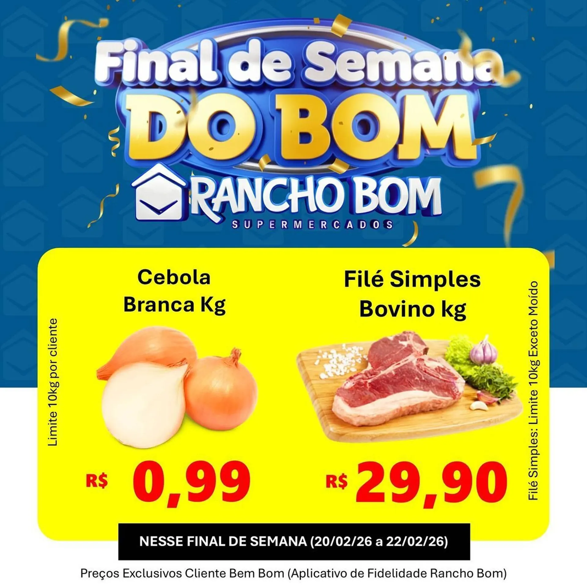 Encarte de Catálogo Rancho Bom Supermercados 20 de fevereiro até 22 de fevereiro 2026 - Pagina 2