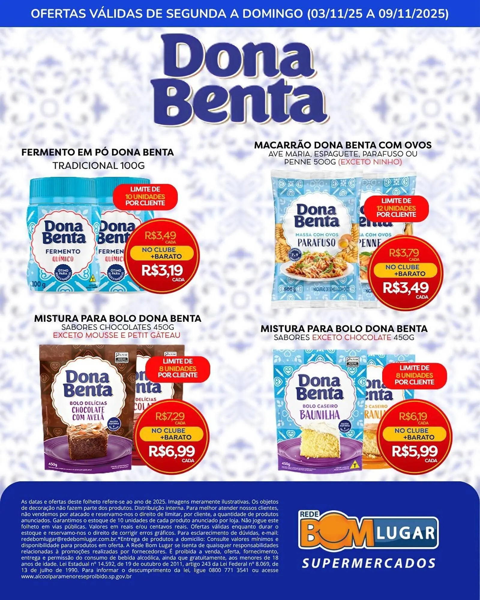 Encarte de Folheto Rede Bom Lugar 3 de novembro até 9 de novembro 2025 - Pagina 2