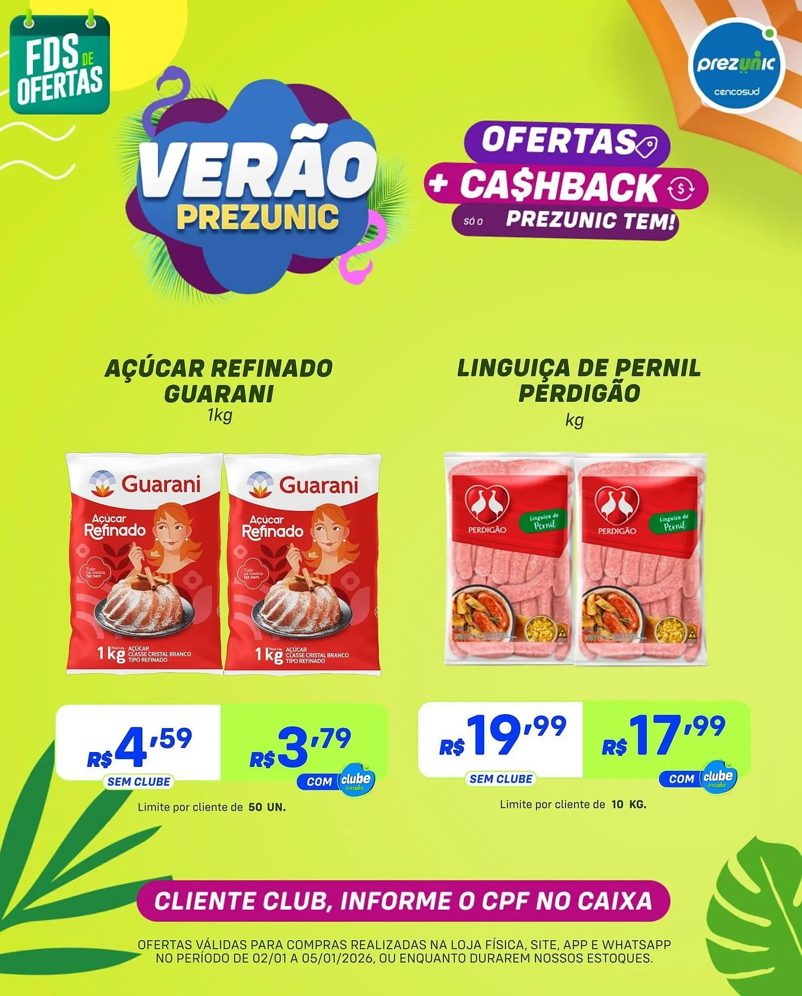 Encarte de Encarte Prezunic 2 de janeiro até 5 de janeiro 2026 - Pagina 5