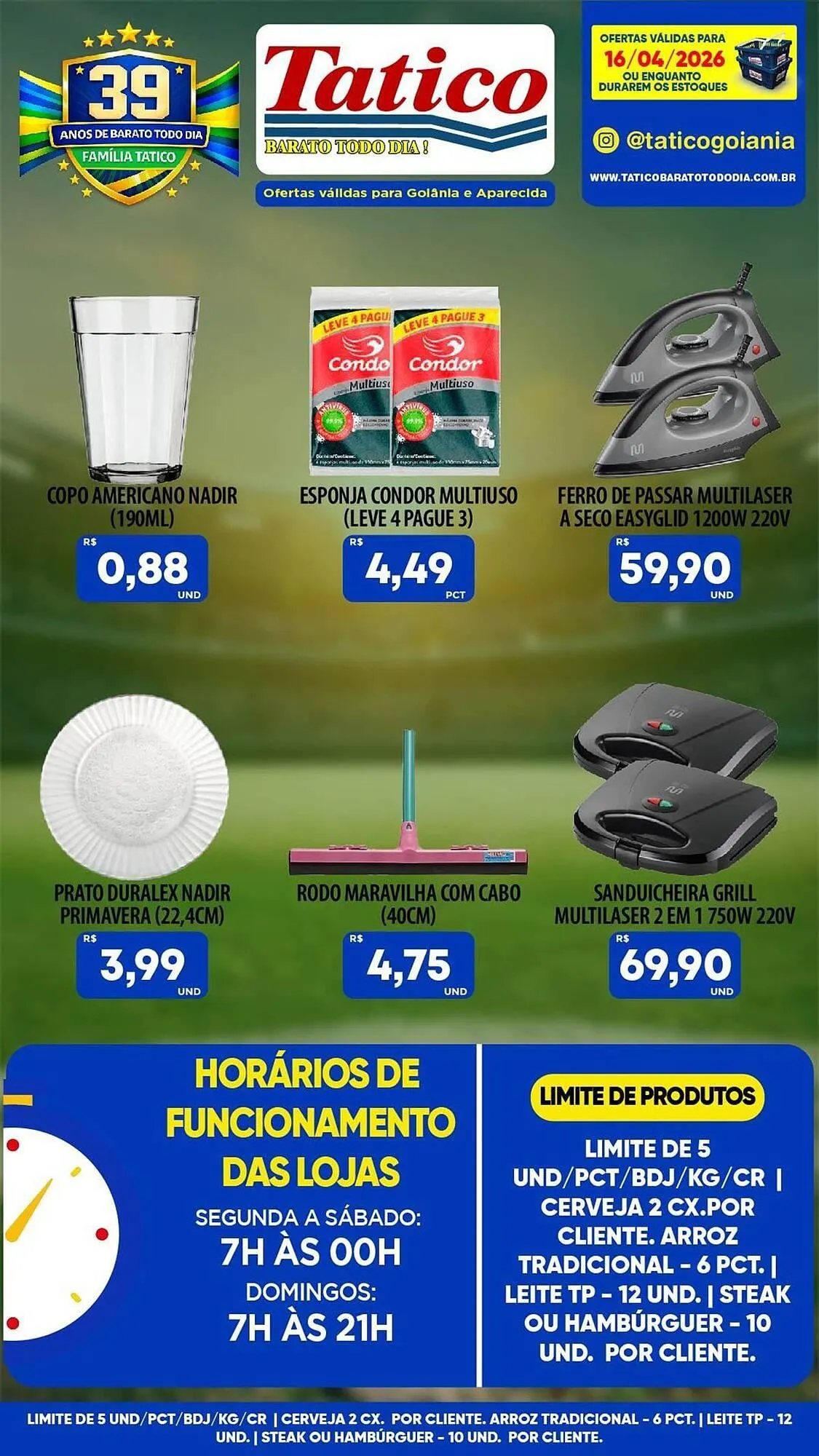 Encarte de Tabloide Tatico 16 de abril até 16 de abril 2026 - Pagina 31