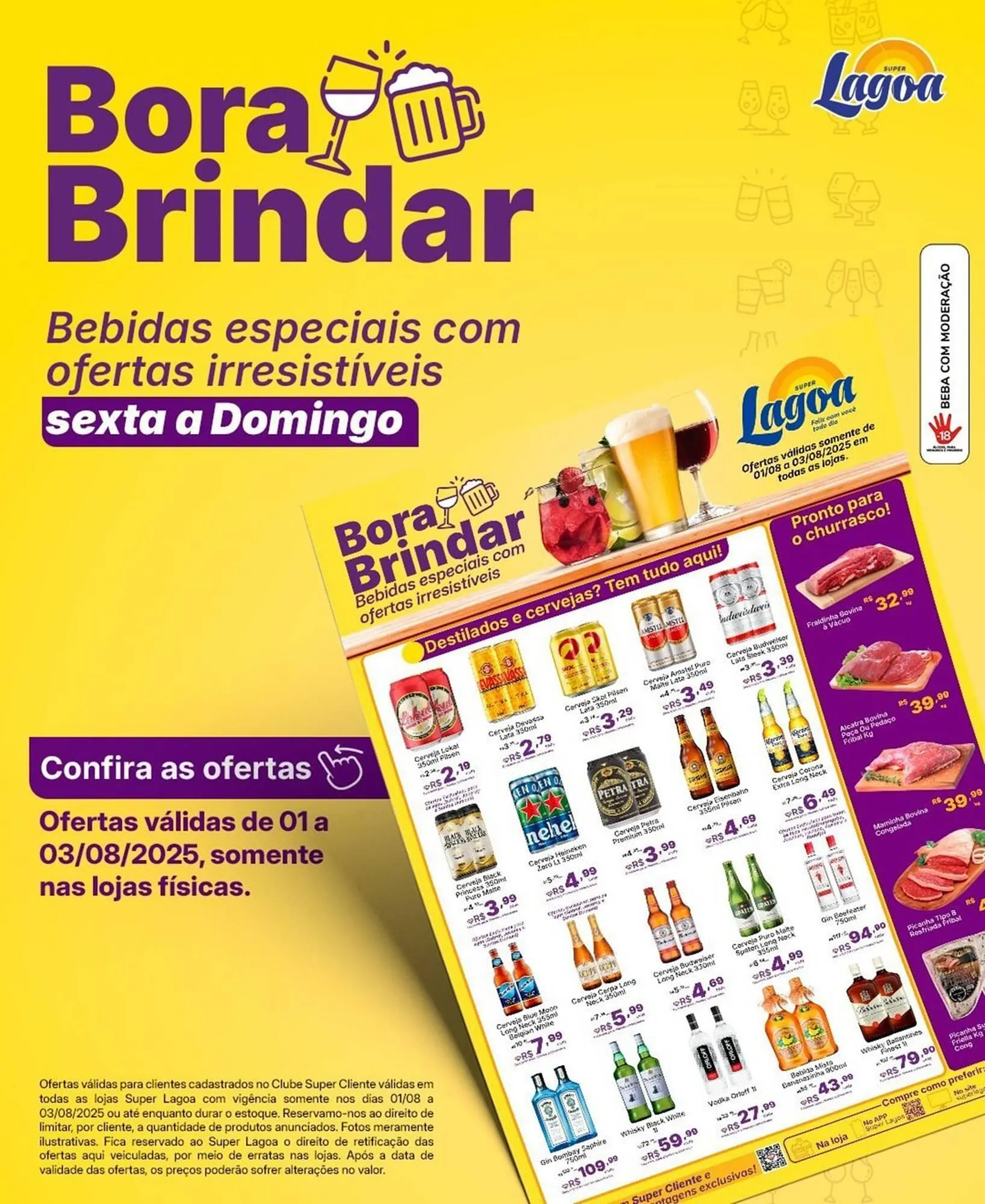 Encarte de Catálogo Super Lagoa 1 de agosto até 3 de agosto 2025 - Pagina 1