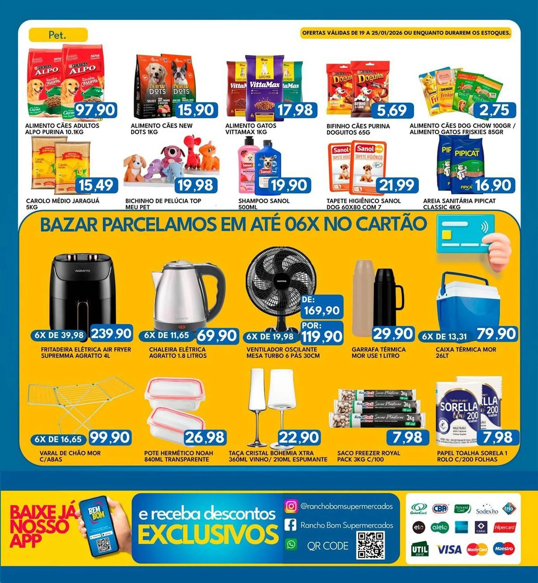 Encarte de Catálogo Rancho Bom Supermercados 19 de janeiro até 25 de janeiro 2026 - Pagina 2