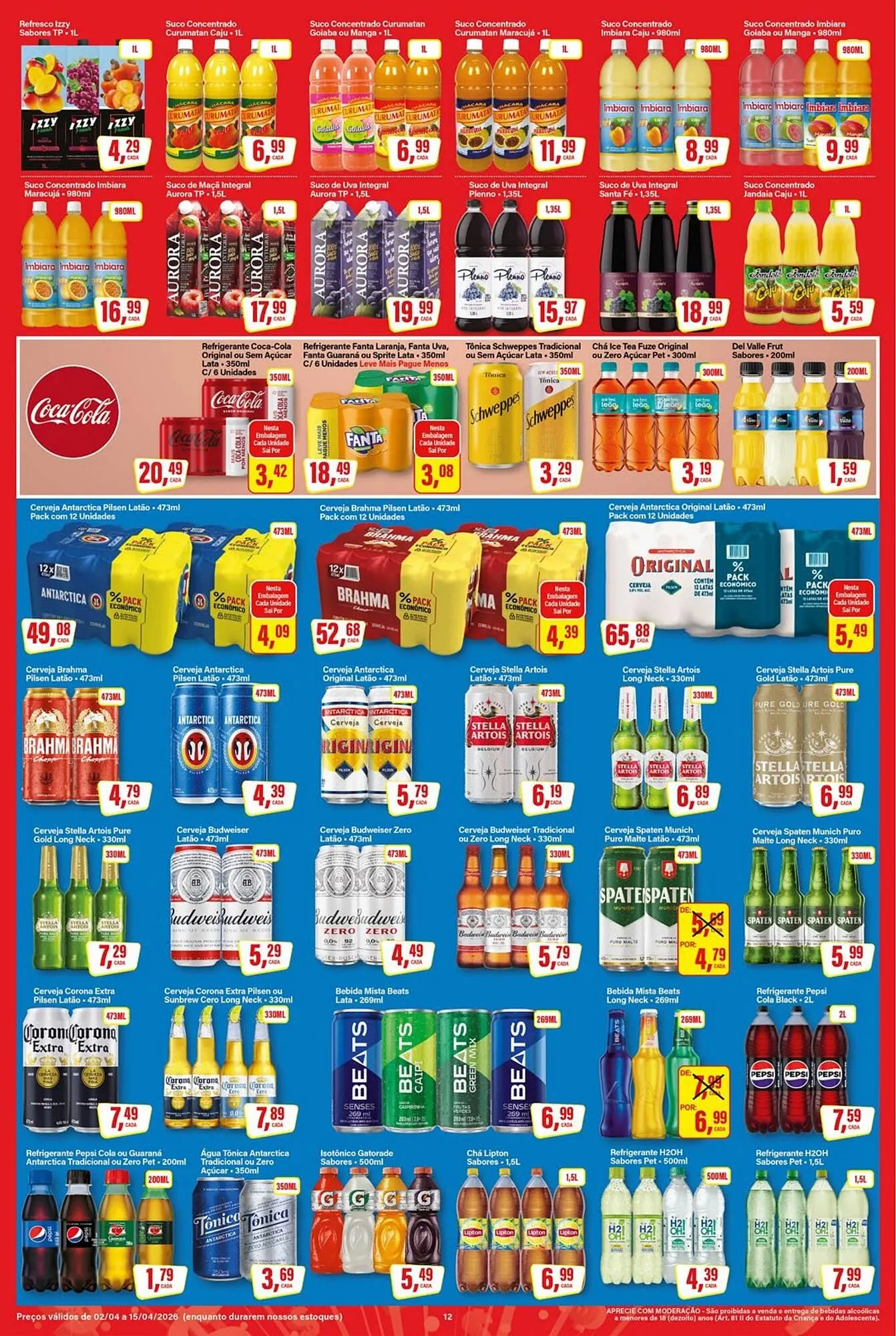 Encarte de Encarte Rede Supermarket 9 de abril até 15 de abril 2026 - Pagina 12