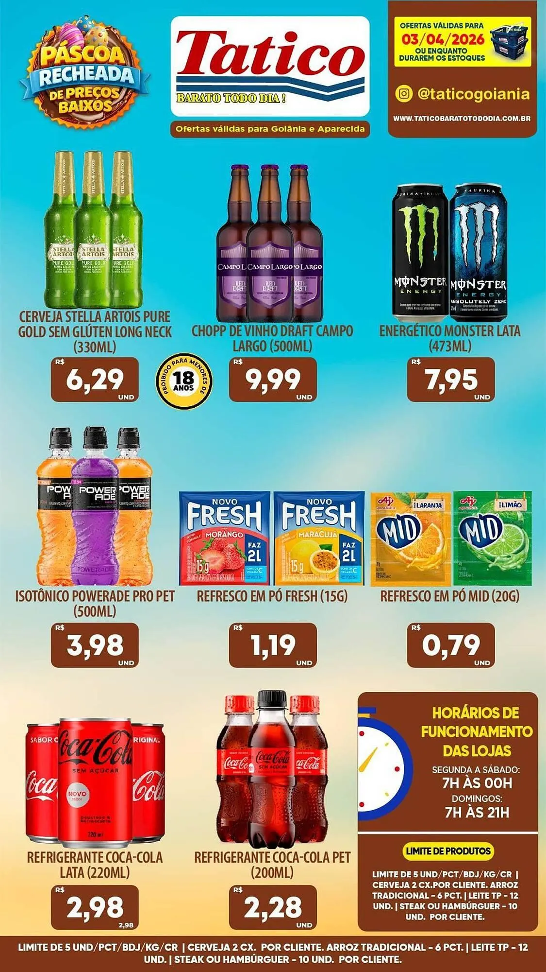 Encarte de Tabloide Tatico 3 de abril até 3 de abril 2026 - Pagina 22