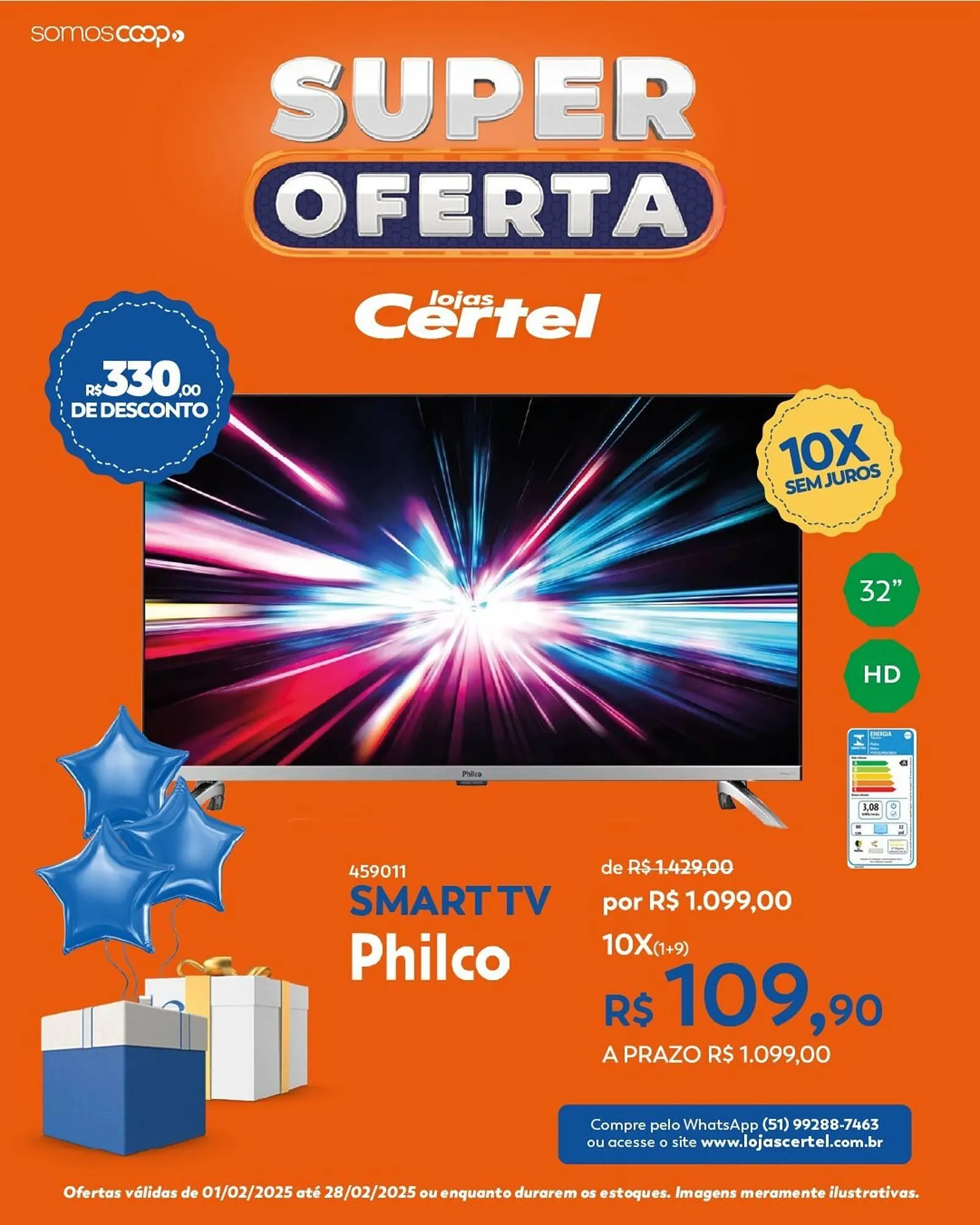 Encarte de Catálogo Lojas Certel 6 de fevereiro até 28 de fevereiro 2025 - Pagina 4