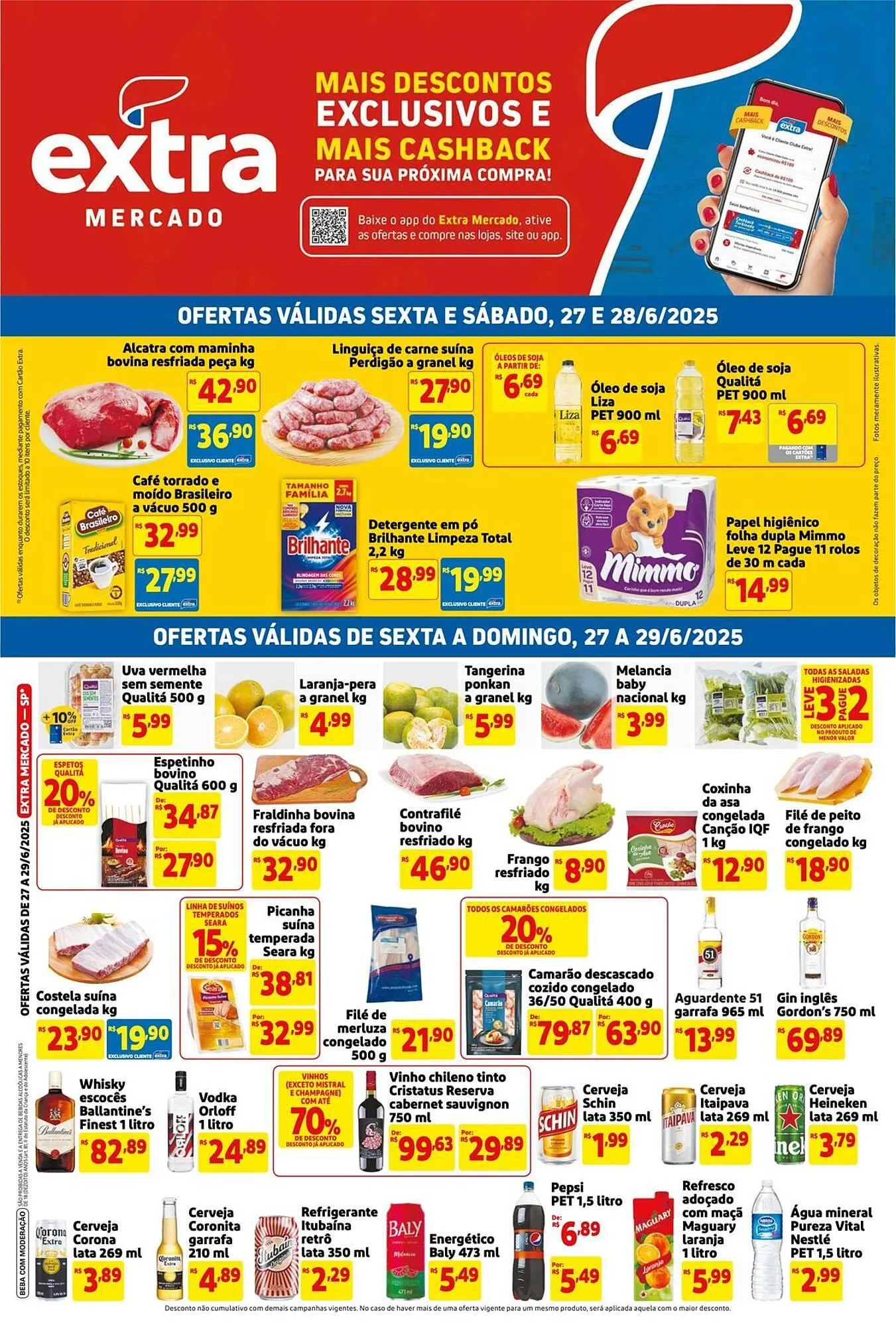 Encarte de Catálogo Extra 27 de junho até 29 de junho 2025 - Pagina 1