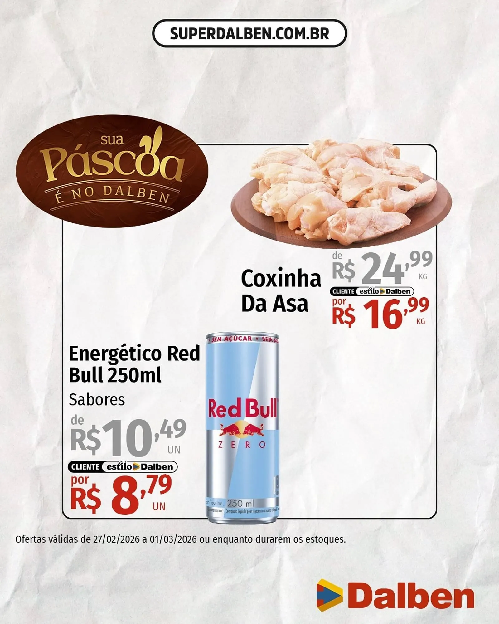 Encarte de Catálogo Supermercado Dalben 27 de fevereiro até 1 de março 2026 - Pagina 3