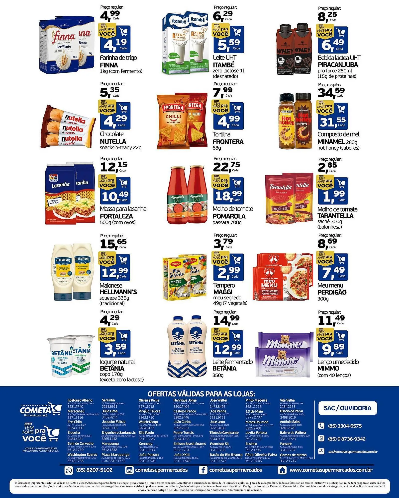 Encarte de Encarte Cometa Supermercados 19 de março até 25 de março 2026 - Pagina 2