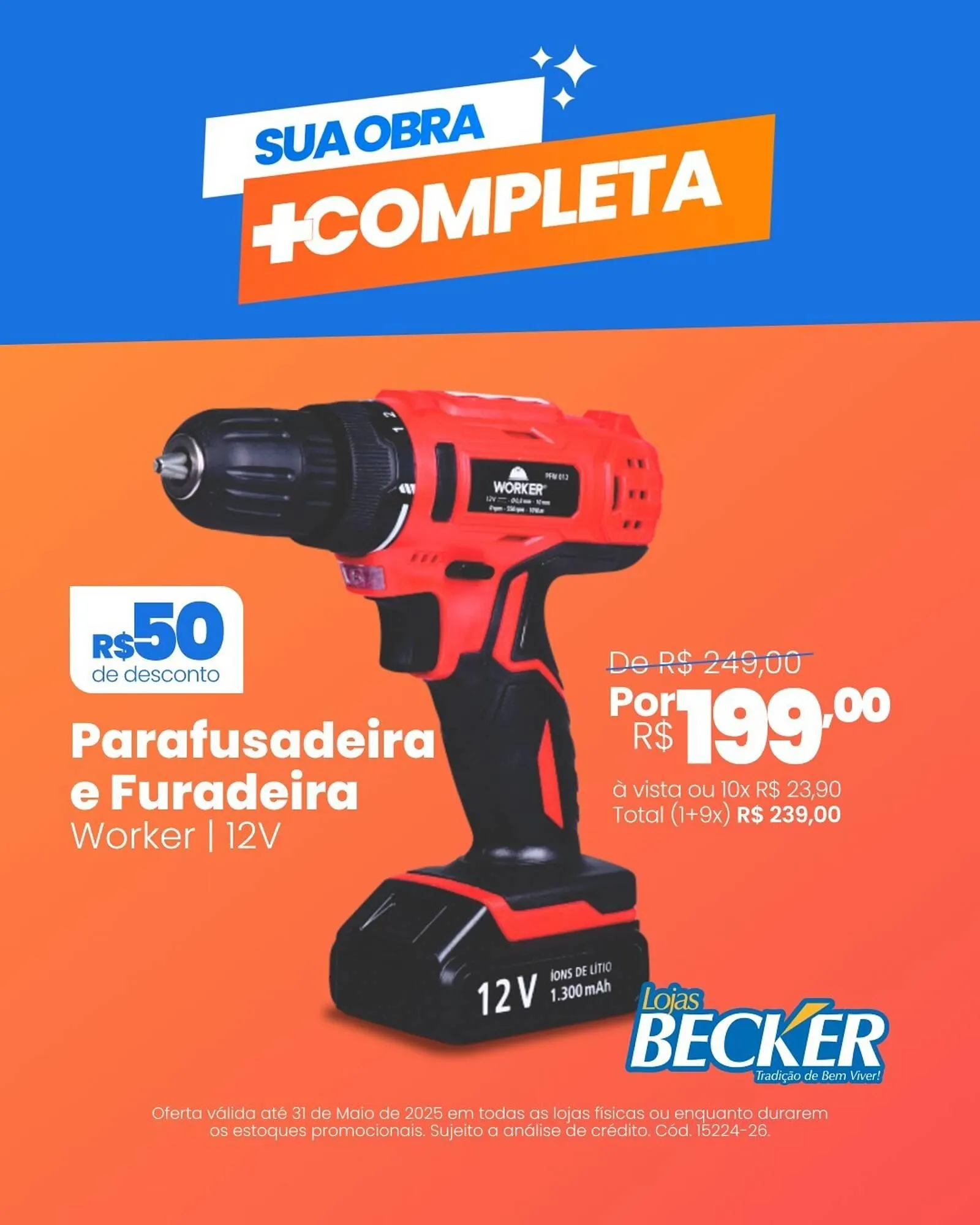 Encarte de Catálogo Lojas Becker 6 de maio até 31 de maio 2025 - Pagina 1