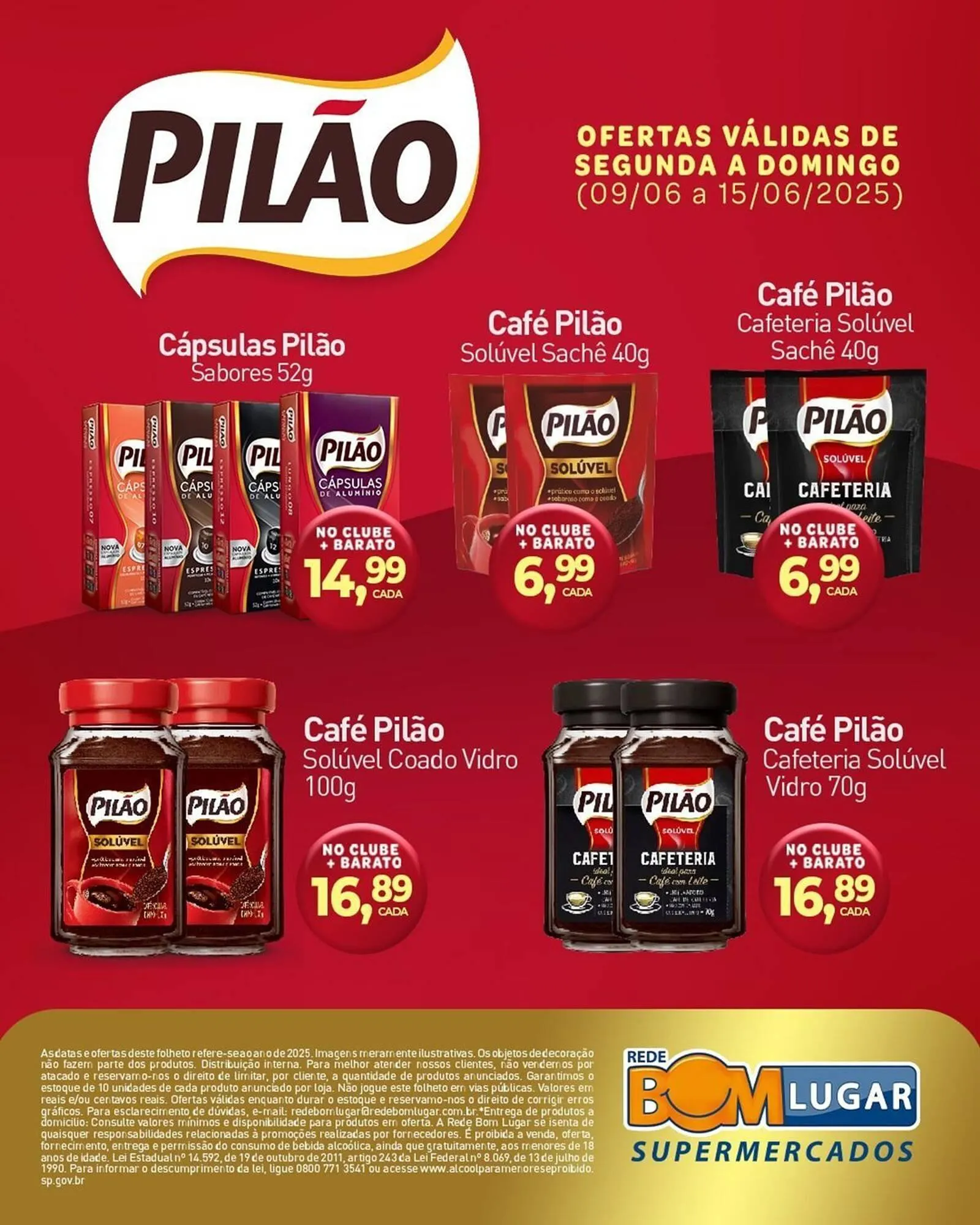 Encarte de Catálogo Rede Bom Lugar 9 de junho até 15 de junho 2025 - Pagina 1