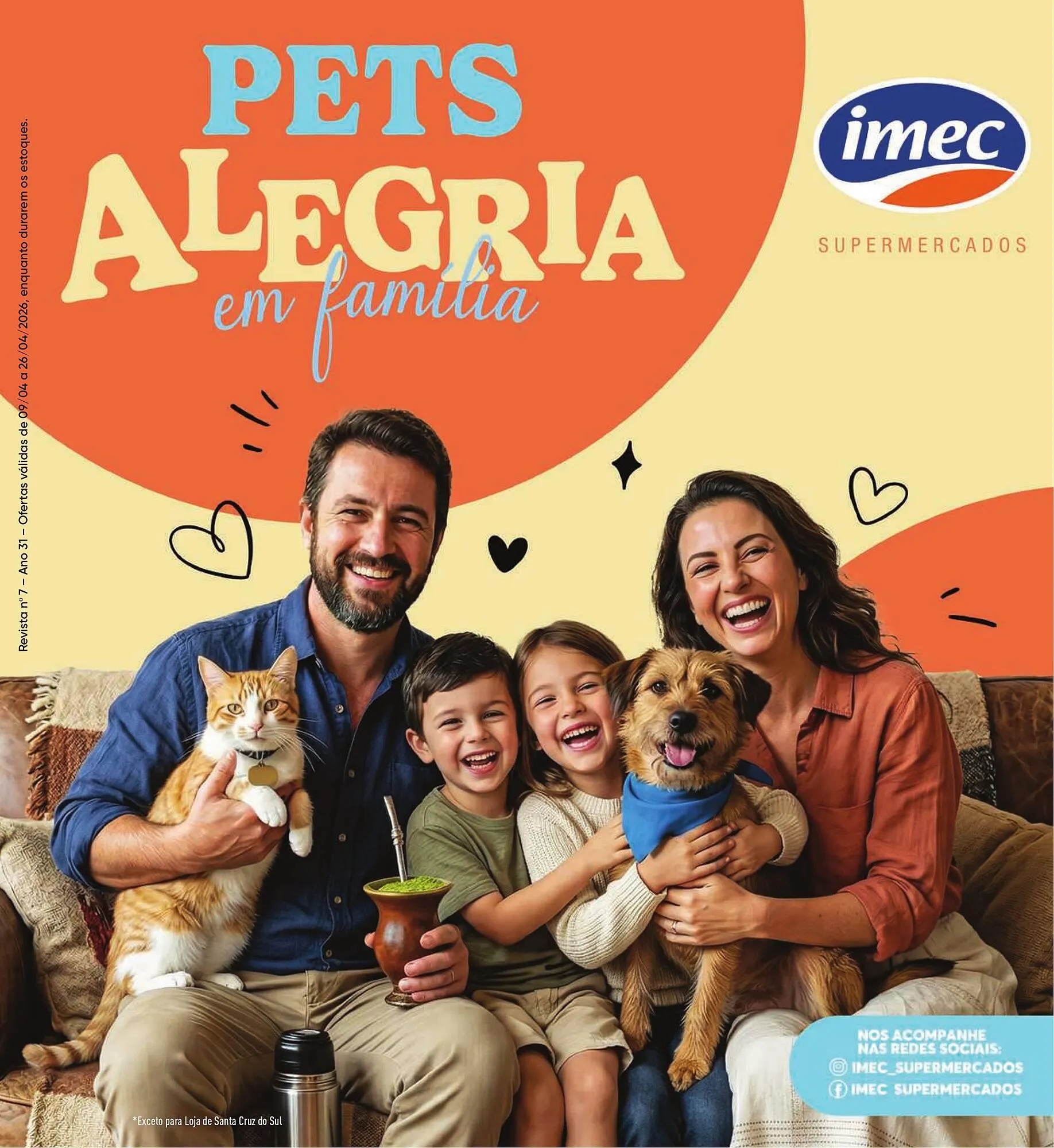 Encarte de Catálogo Imec Supermercados 9 de abril até 26 de abril 2026 - Pagina 1