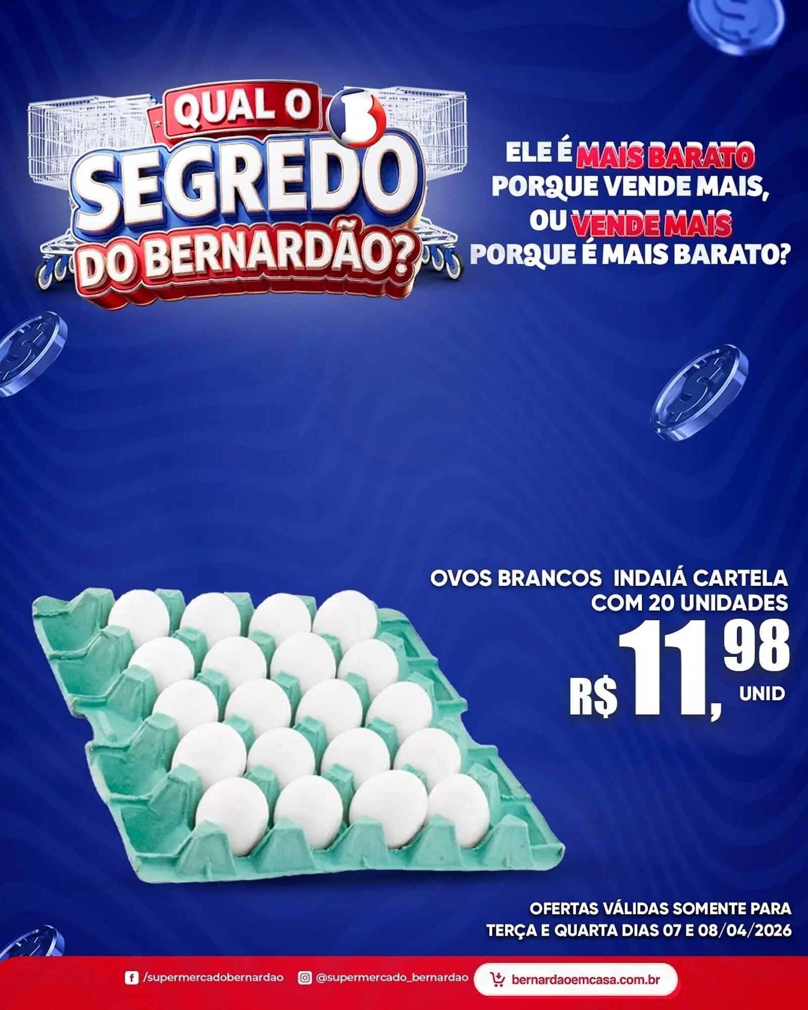 Encarte de Catálogo Supermercado Bernardão 7 de abril até 8 de abril 2026 - Pagina 2