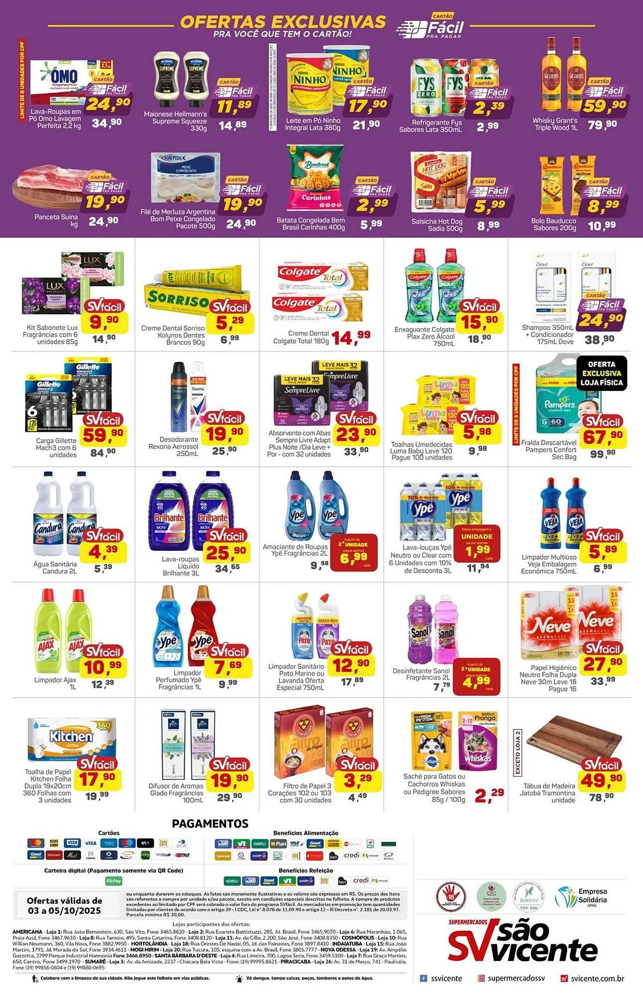Encarte de Catálogo Supermercados São Vicente 3 de outubro até 5 de outubro 2025 - Pagina 4