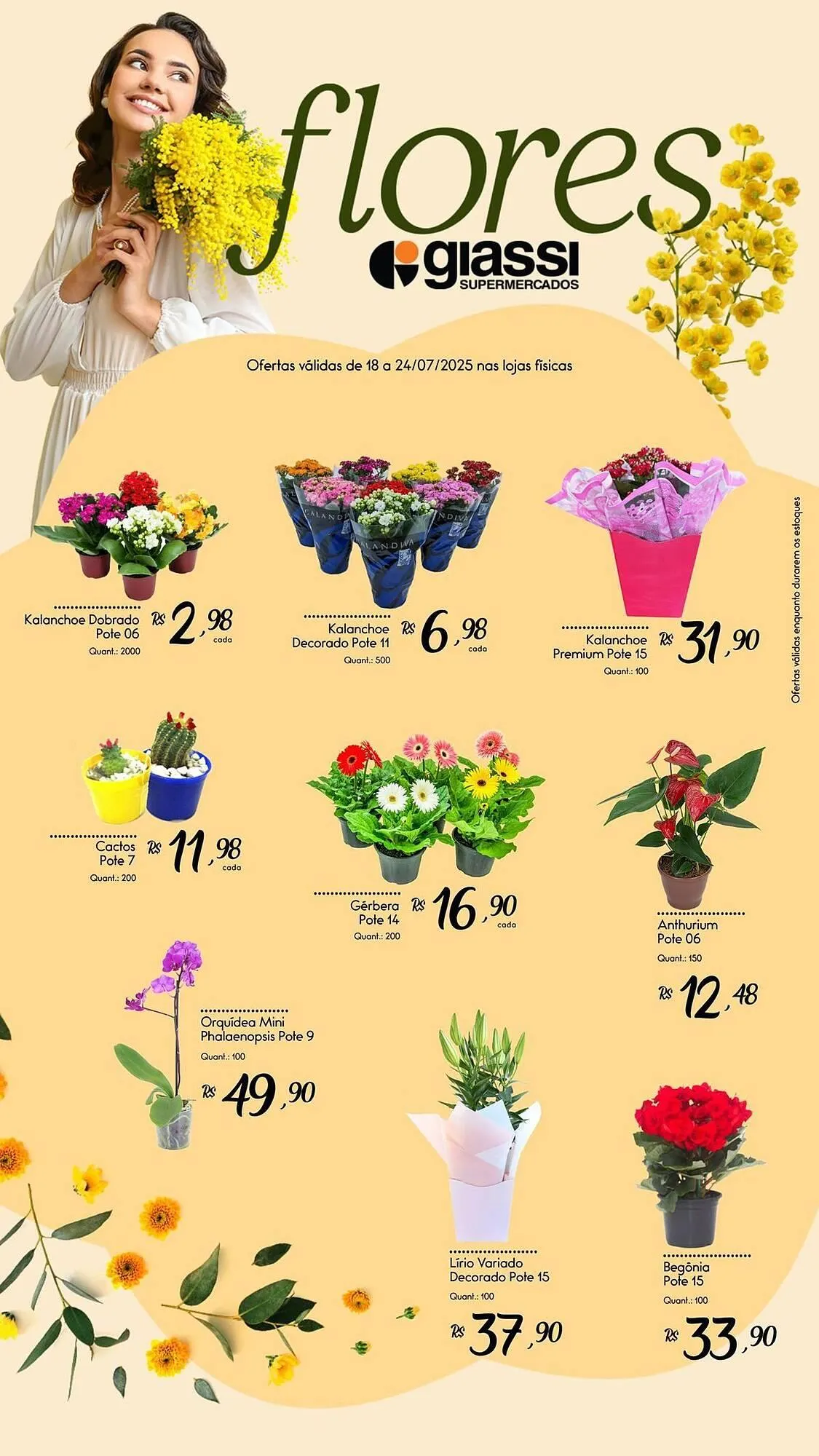 Encarte de Catálogo Giassi Supermercados 18 de julho até 24 de julho 2025 - Pagina 1