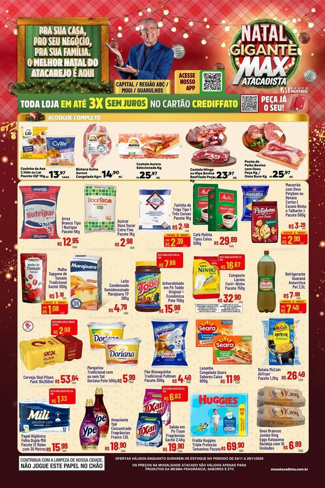 Encarte de Encarte Max Atacadista 24 de novembro até 29 de novembro 2025 - Pagina 1