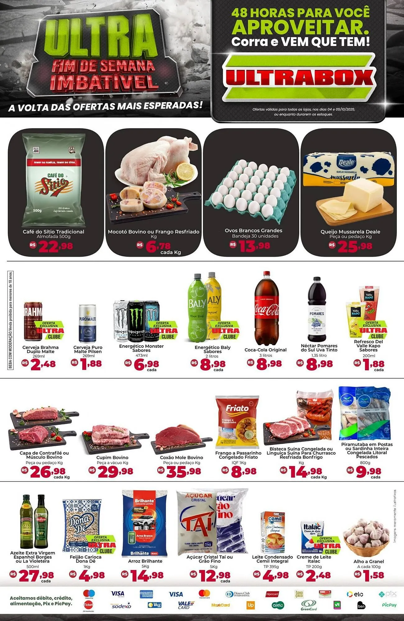 Encarte de Panfleto Ultrabox 3 de outubro até 6 de outubro 2025 - Pagina 1