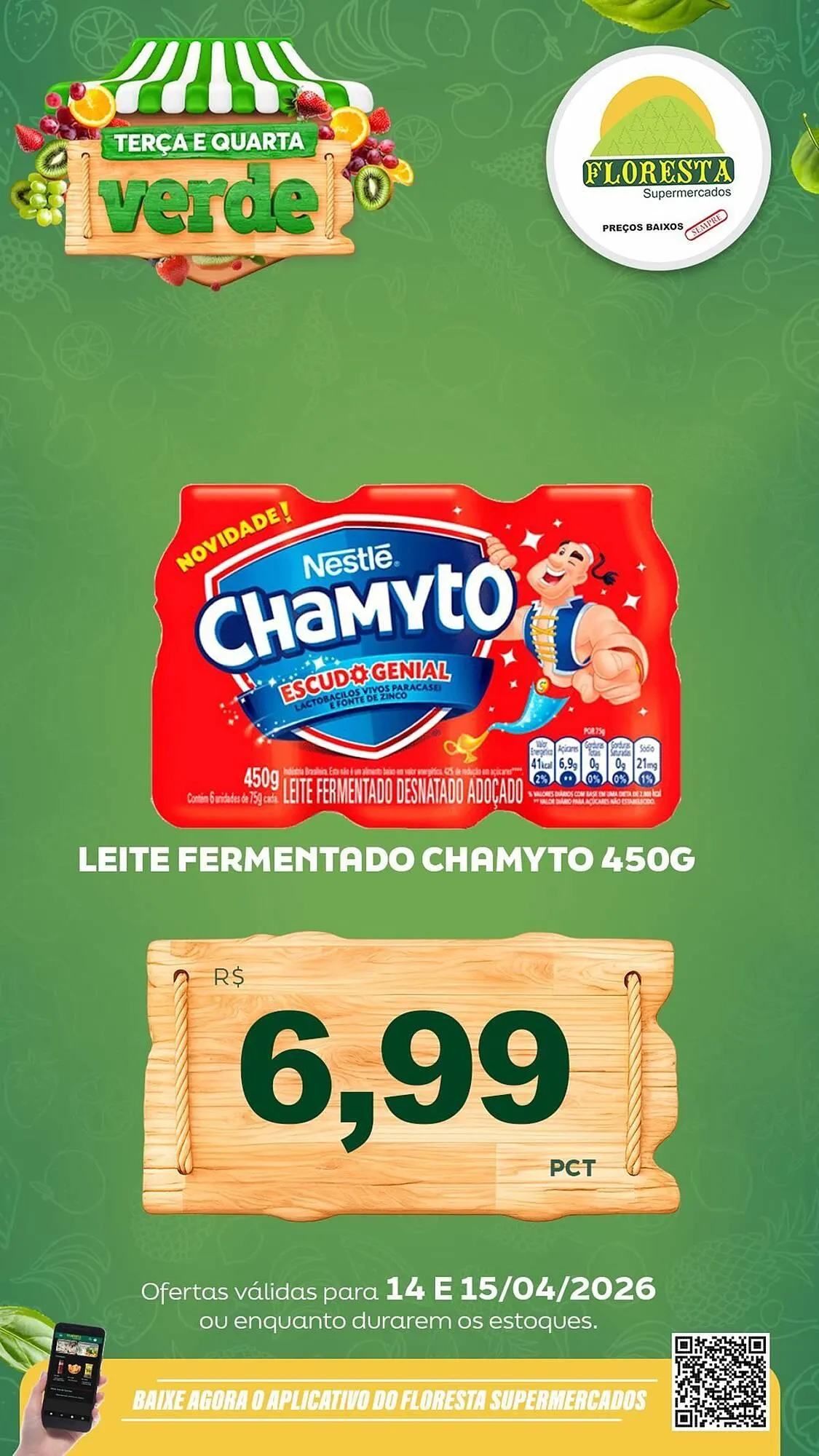 Encarte de Catálogo Floresta Supermercados 14 de abril até 15 de abril 2026 - Pagina 16