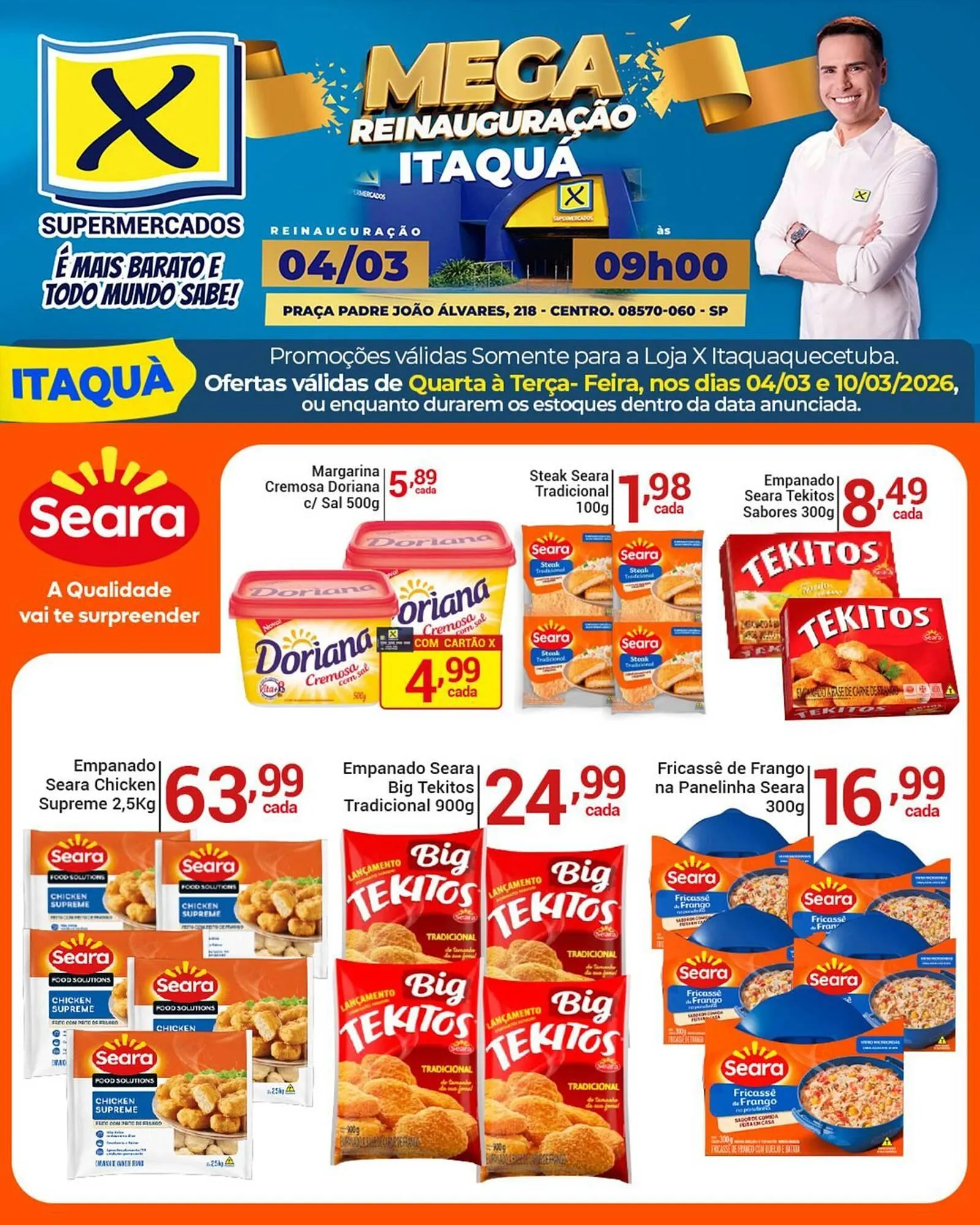 Encarte de Folheto X Supermercados 4 de março até 10 de março 2026 - Pagina 3