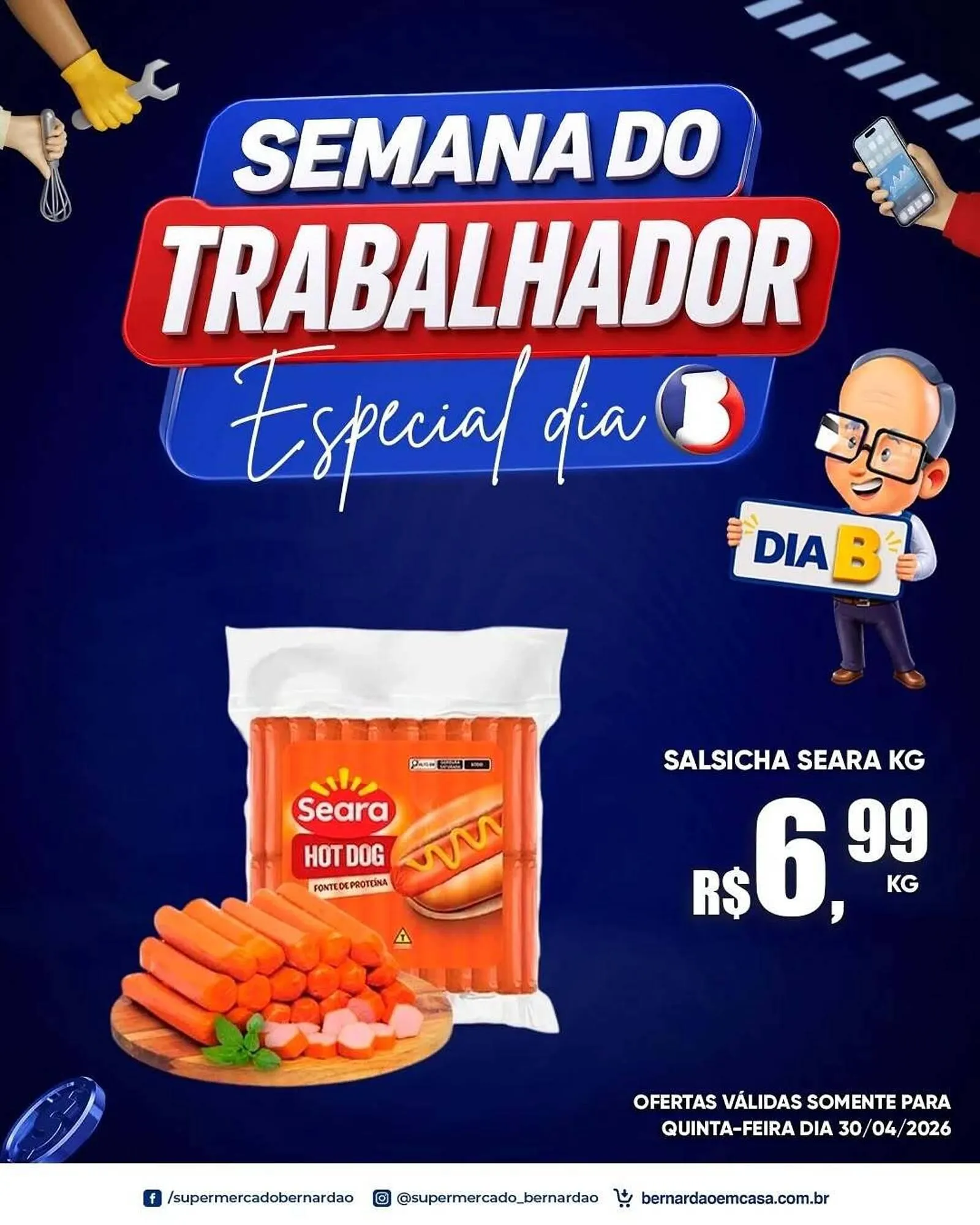 Encarte de Catálogo Supermercado Bernardão 30 de abril até 30 de abril 2026 - Pagina 5