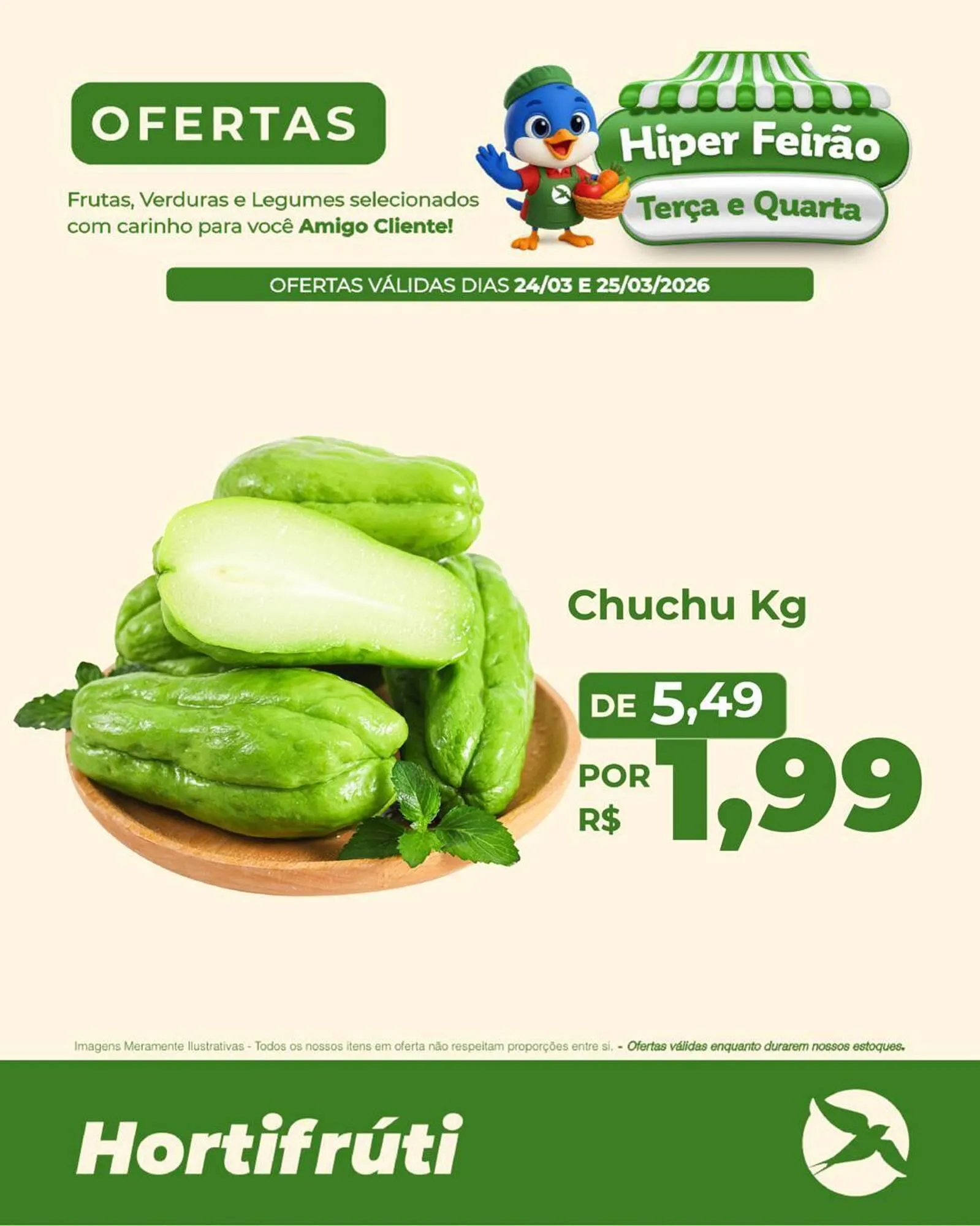 Encarte de Folheto Andorinha Hipermercado 24 de março até 25 de março 2026 - Pagina 1