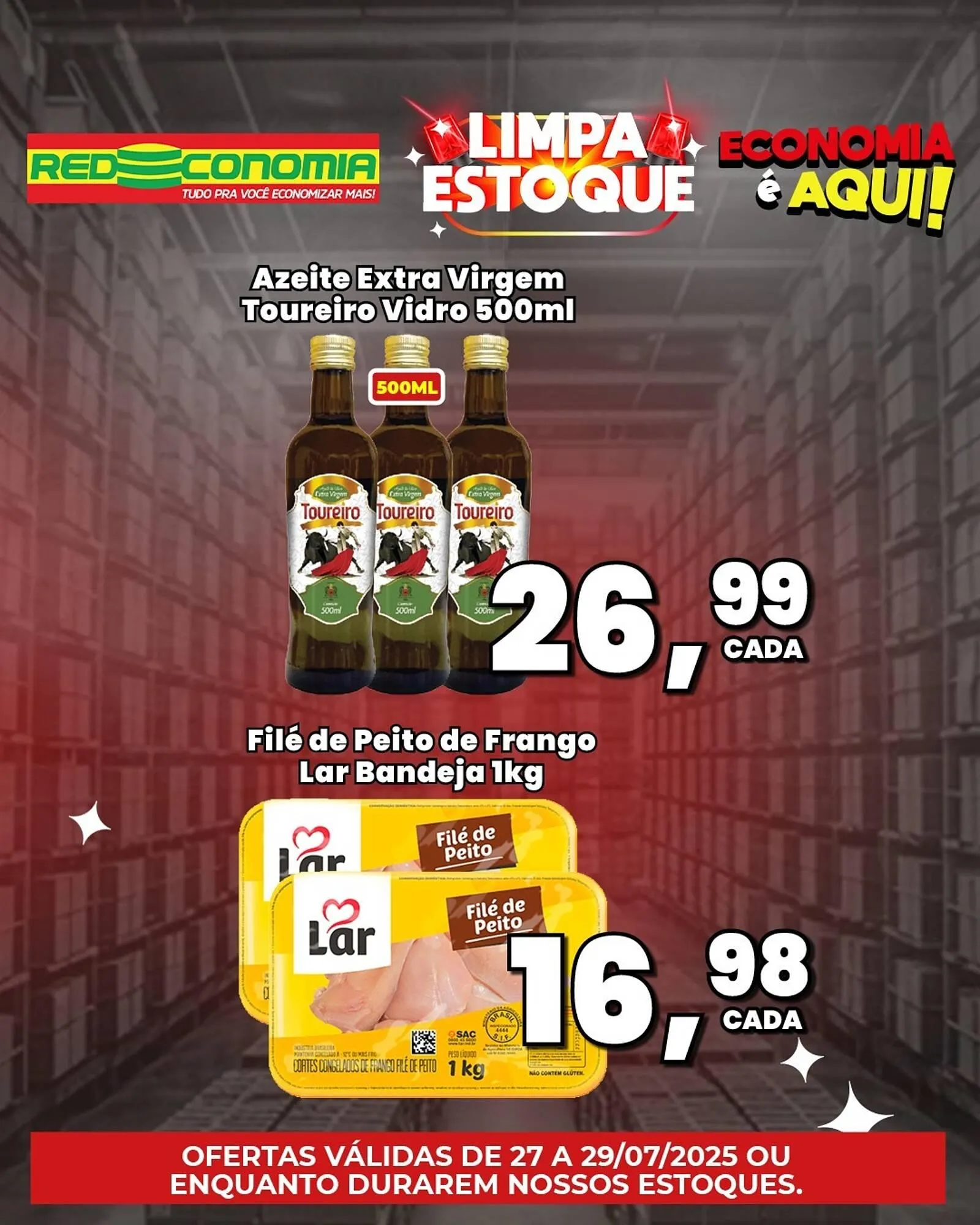 Encarte de Catálogo Rede Economia 27 de julho até 29 de julho 2025 - Pagina 1