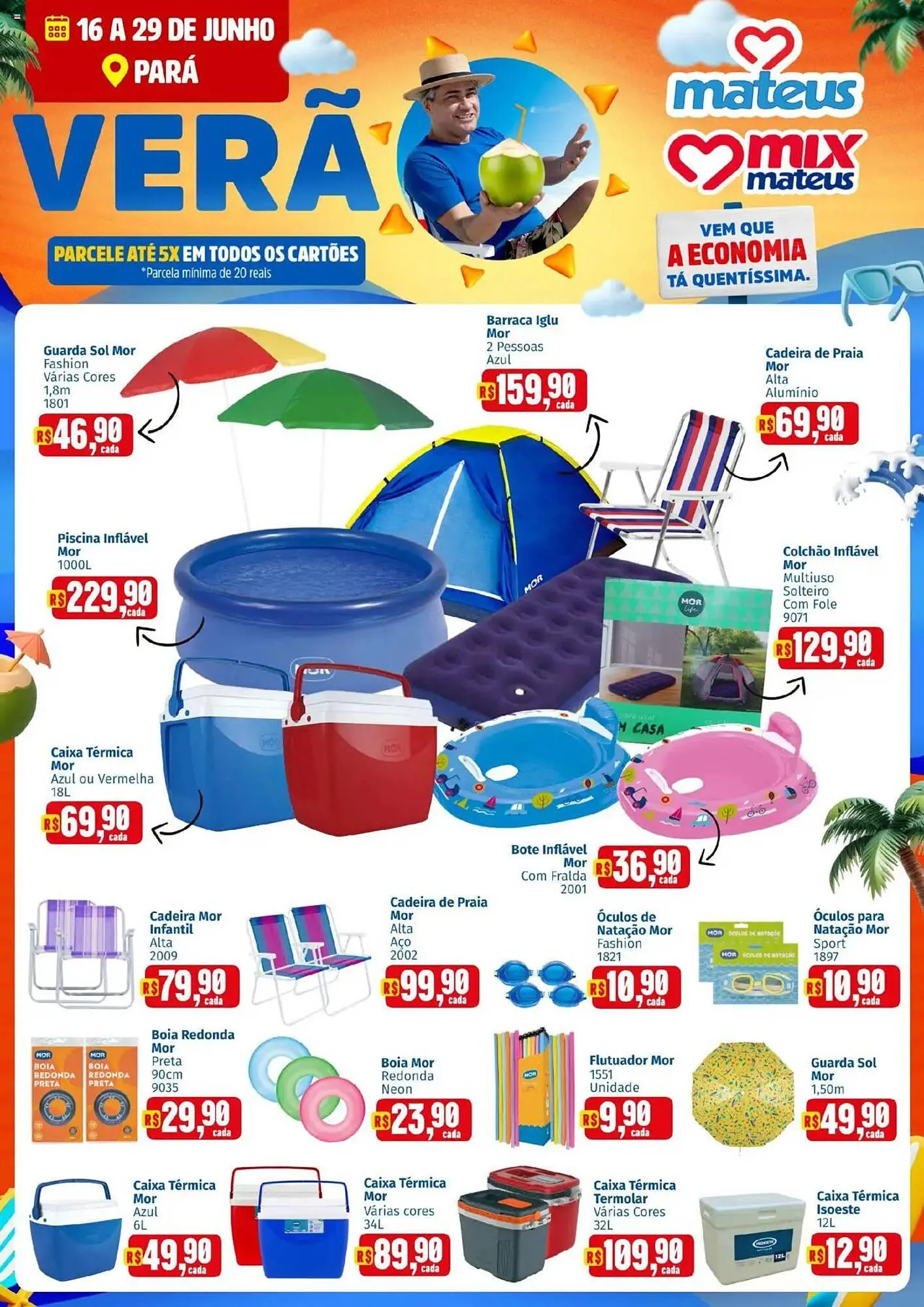 Encarte de Catálogo Supermercados Mateus 16 de junho até 30 de junho 2025 - Pagina 1