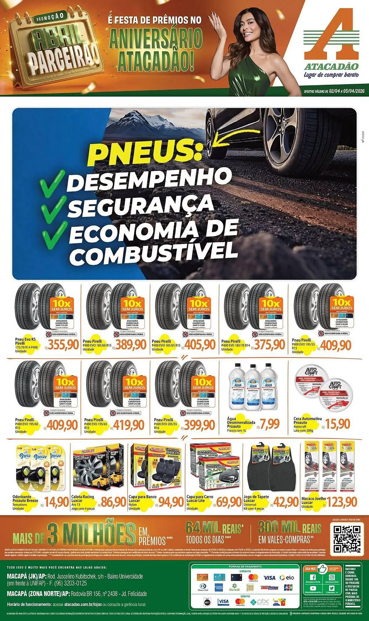 Encarte de Folheto Atacadão 2 de abril até 5 de abril 2026 - Pagina 1