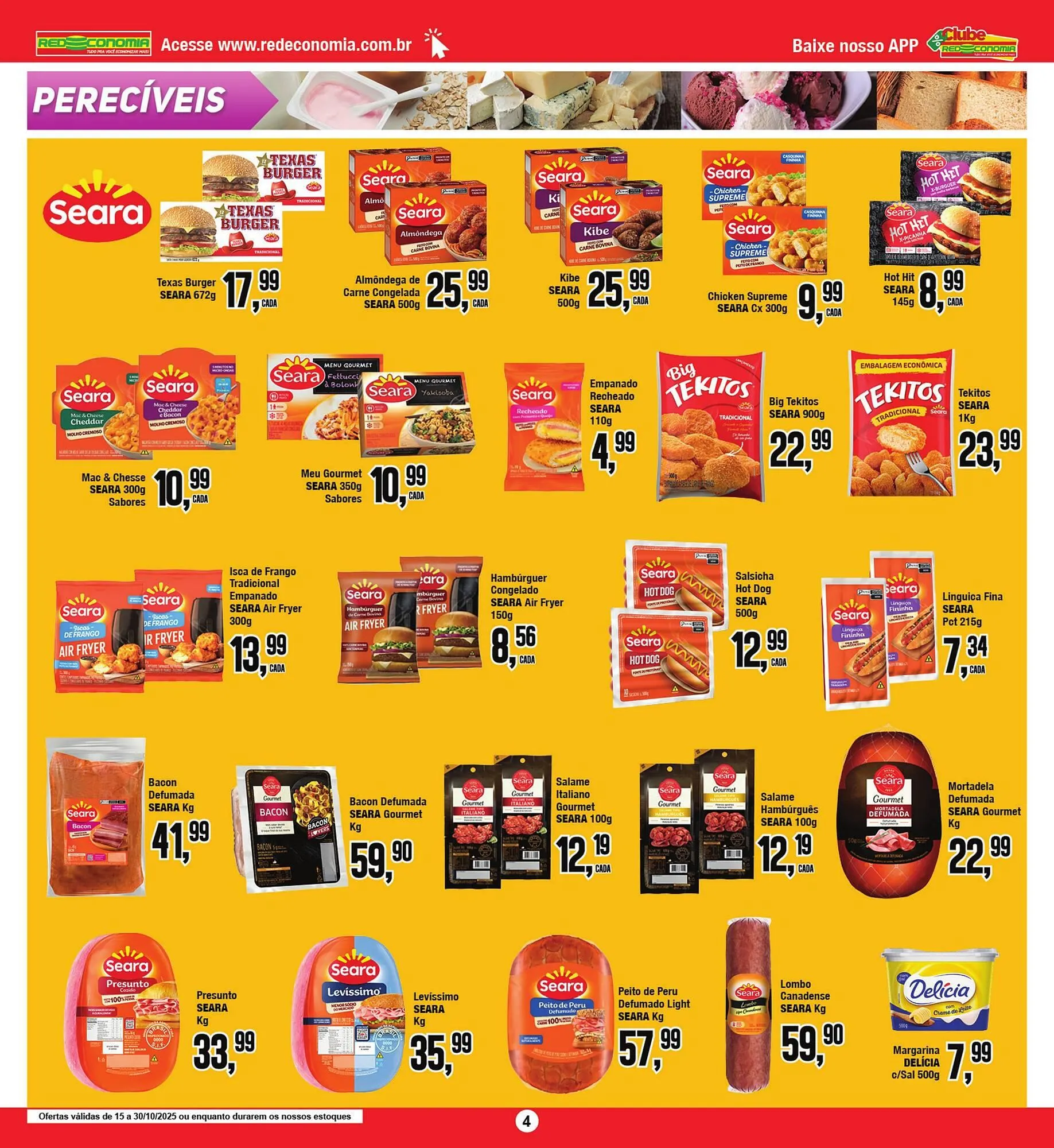 Encarte de Encarte Rede Economia 15 de outubro até 30 de outubro 2025 - Pagina 4