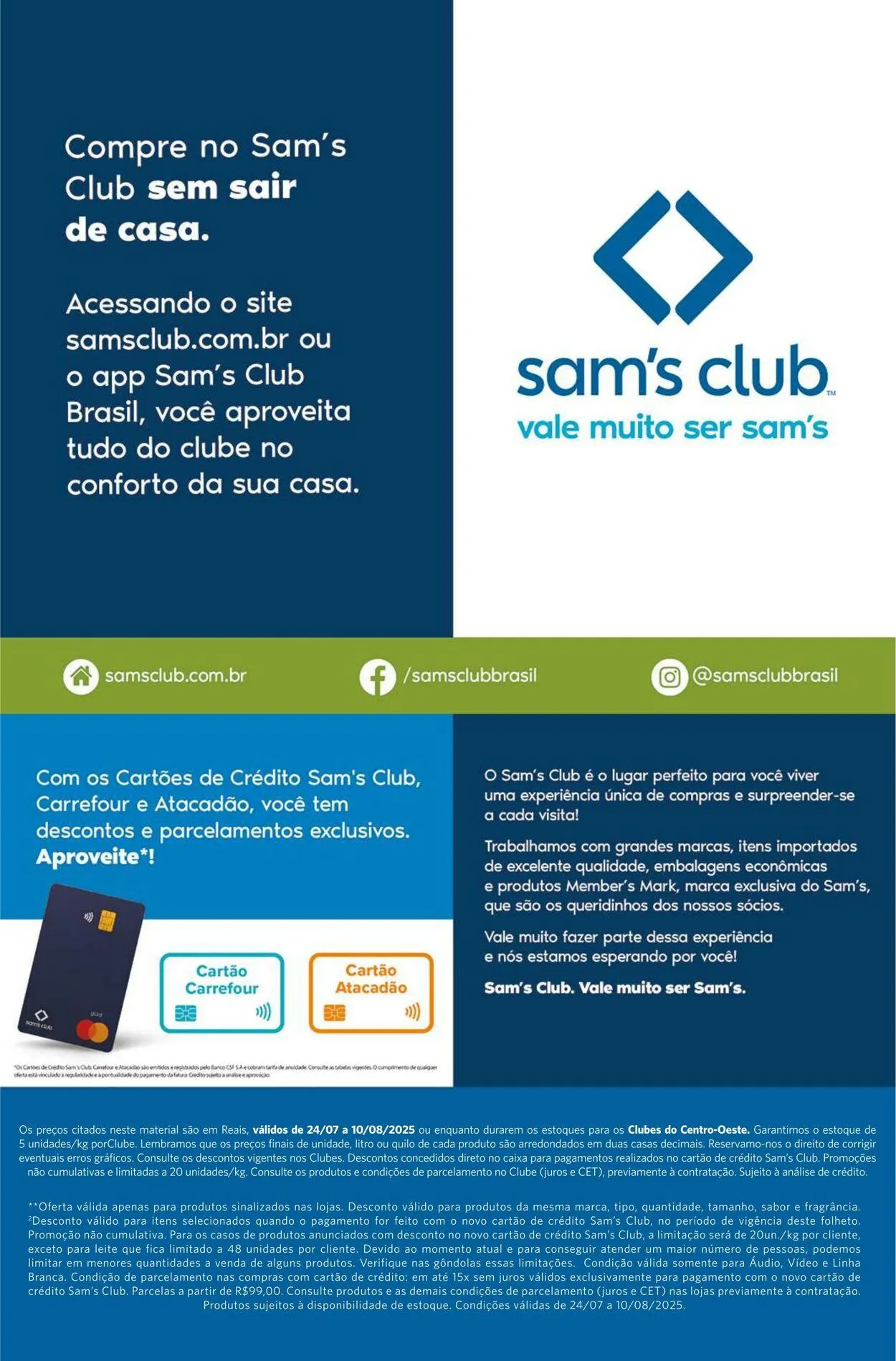 Encarte de Sam's Club 24 de julho até 10 de agosto 2025 - Pagina 11