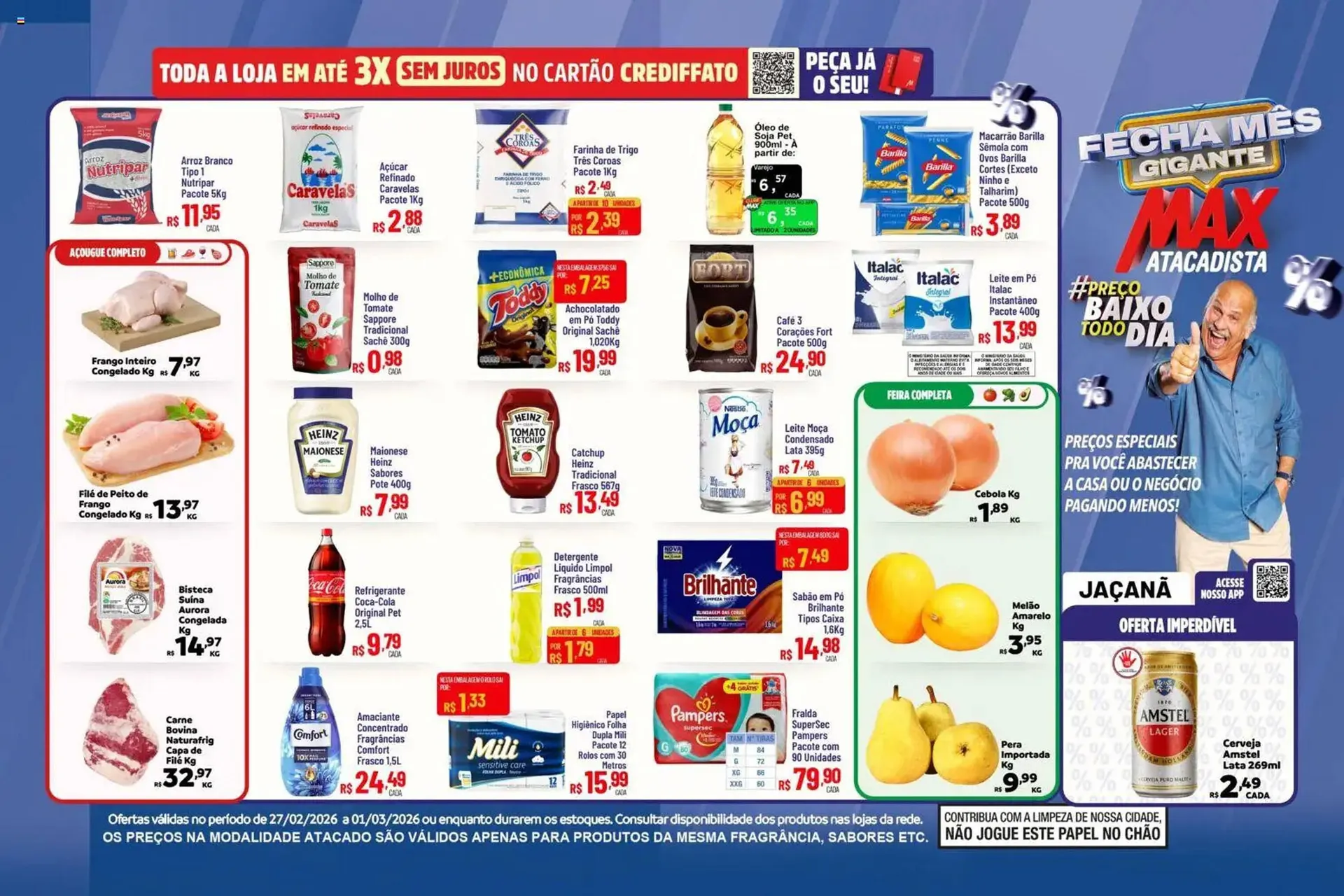 Encarte de Encarte Max Atacadista 27 de fevereiro até 1 de março 2026 - Pagina 1
