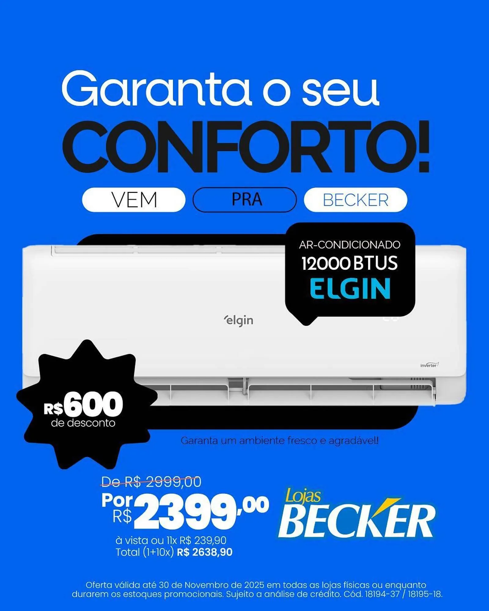 Encarte de Folheto Lojas Becker 5 de novembro até 30 de novembro 2025 - Pagina 1