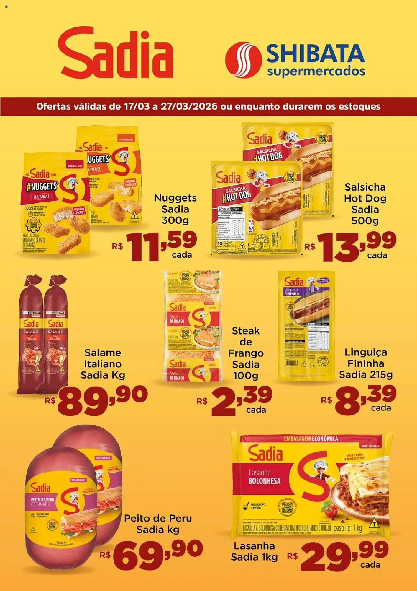 Encarte de Folheto Shibata Supermercados 17 de março até 27 de março 2026 - Pagina 1