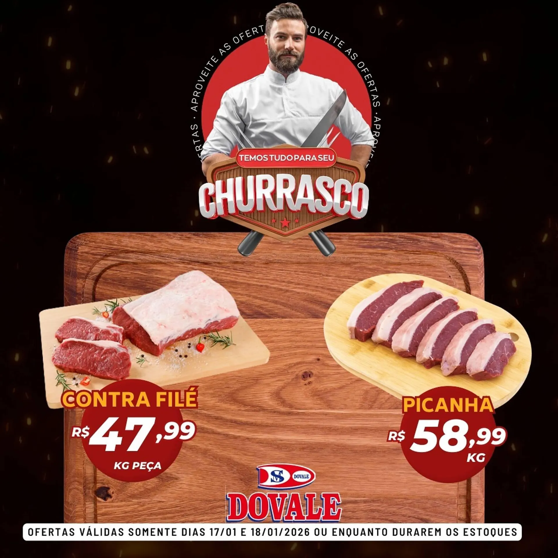 Encarte de Folheto Dovale 17 de janeiro até 18 de janeiro 2026 - Pagina 1
