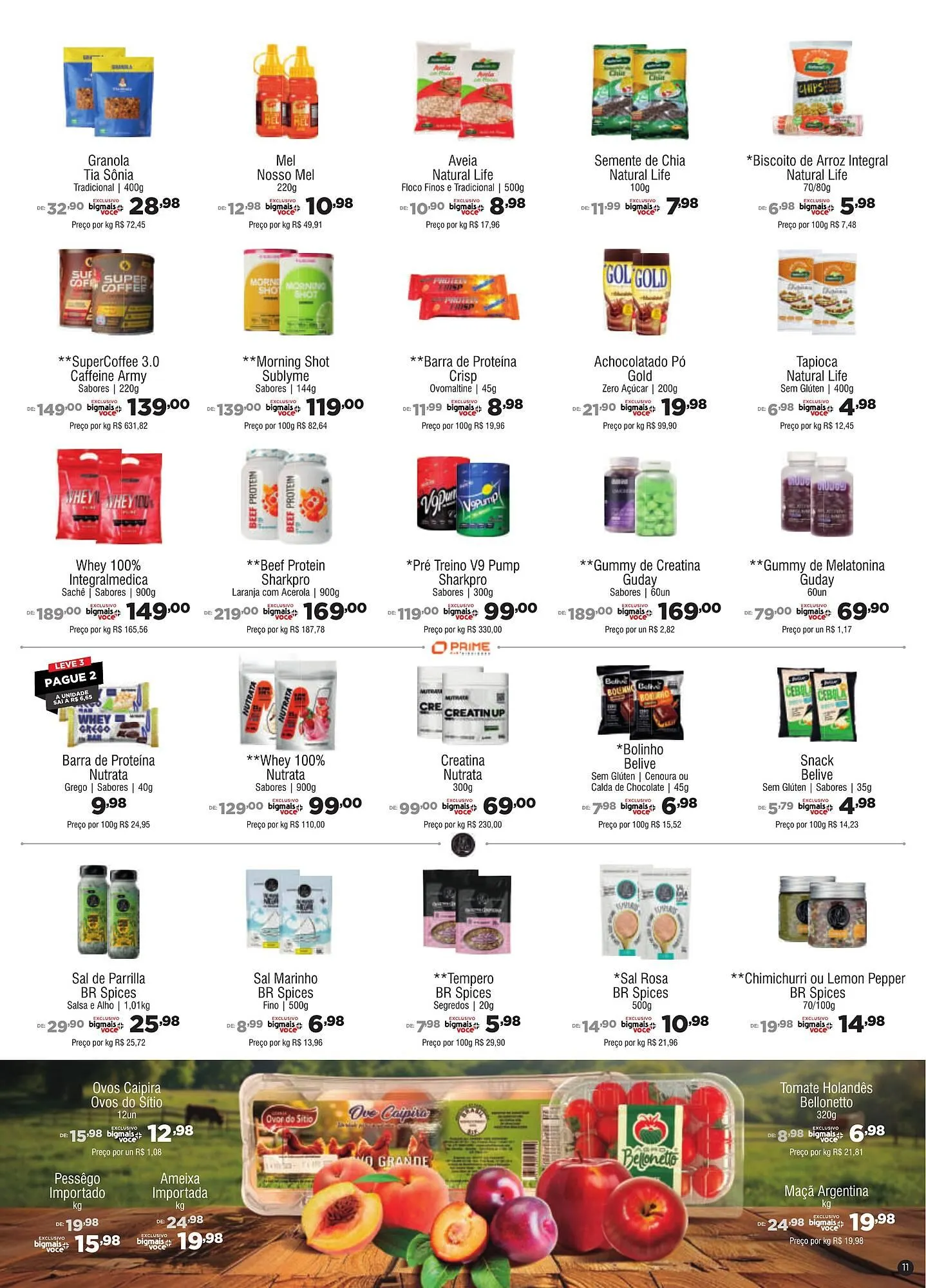 Encarte de Catálogo Big Mais Supermercados 18 de março até 7 de abril 2026 - Pagina 11