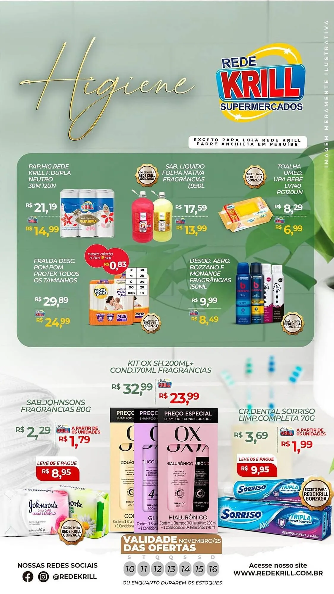 Encarte de Folheto Rede Krill 10 de novembro até 16 de novembro 2025 - Pagina 1