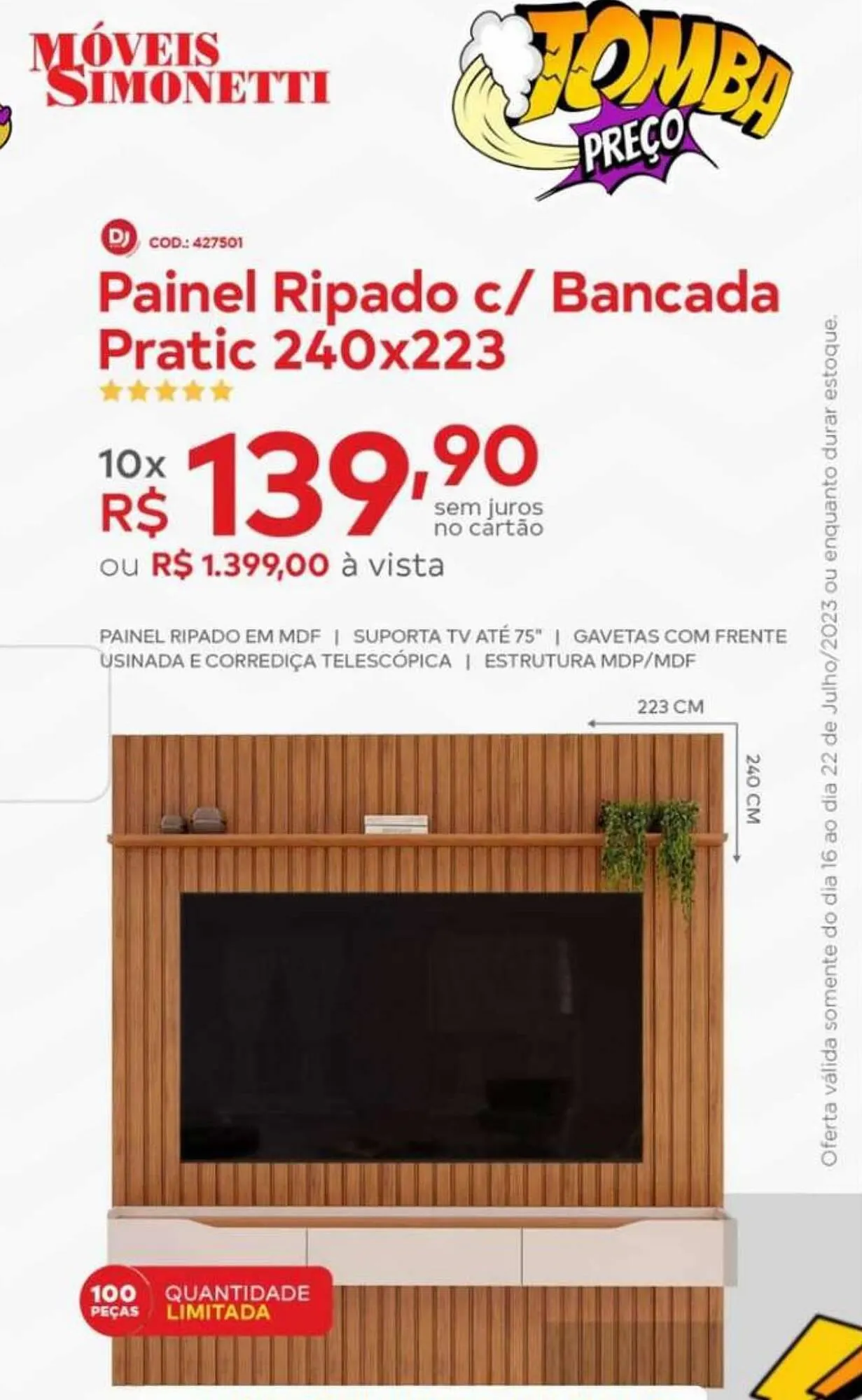 Encarte de Catálogo Móveis Simonetti 18 de julho até 22 de julho 2023 - Pagina 10