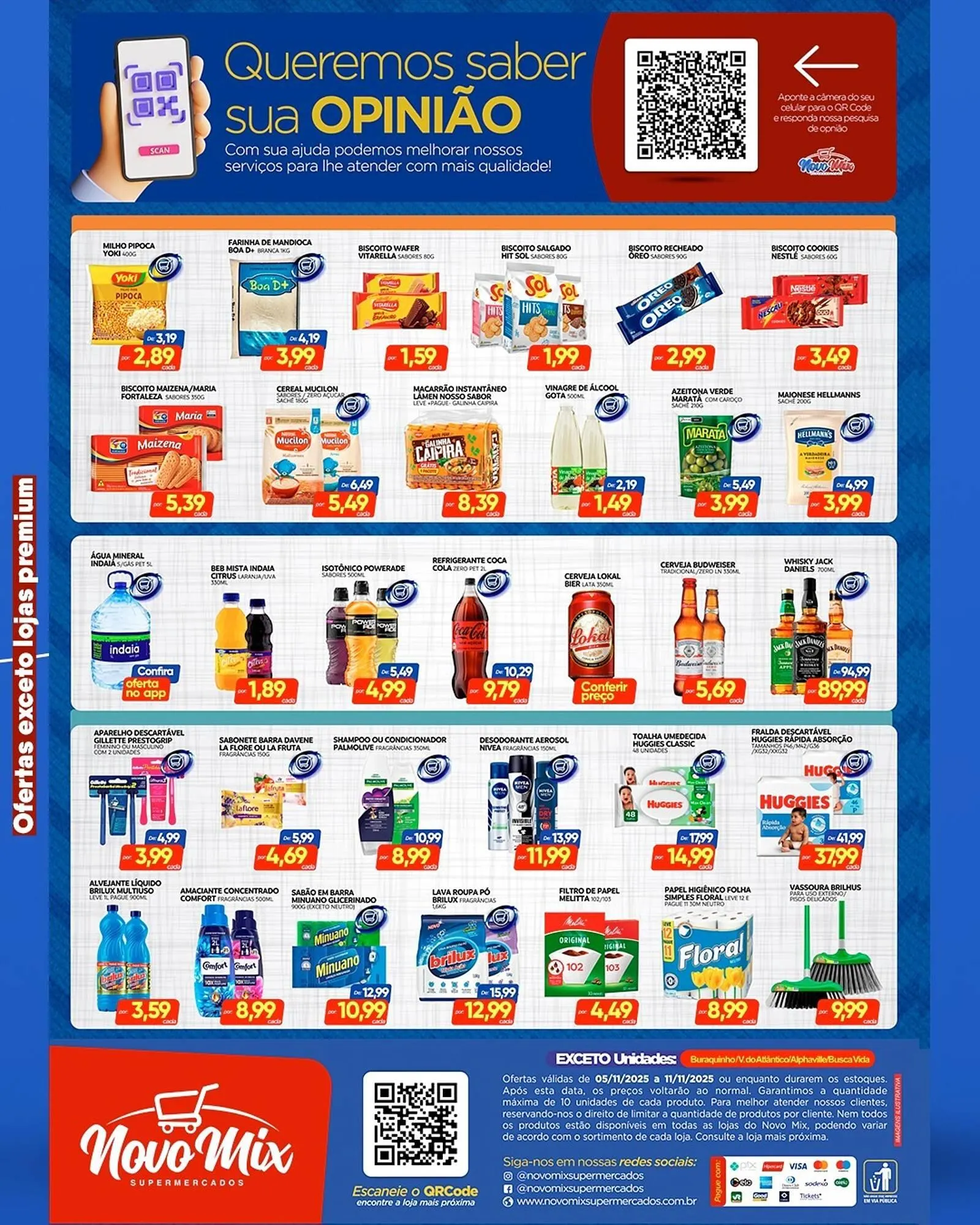 Encarte de Encarte Novo Mix 5 de novembro até 11 de novembro 2025 - Pagina 3