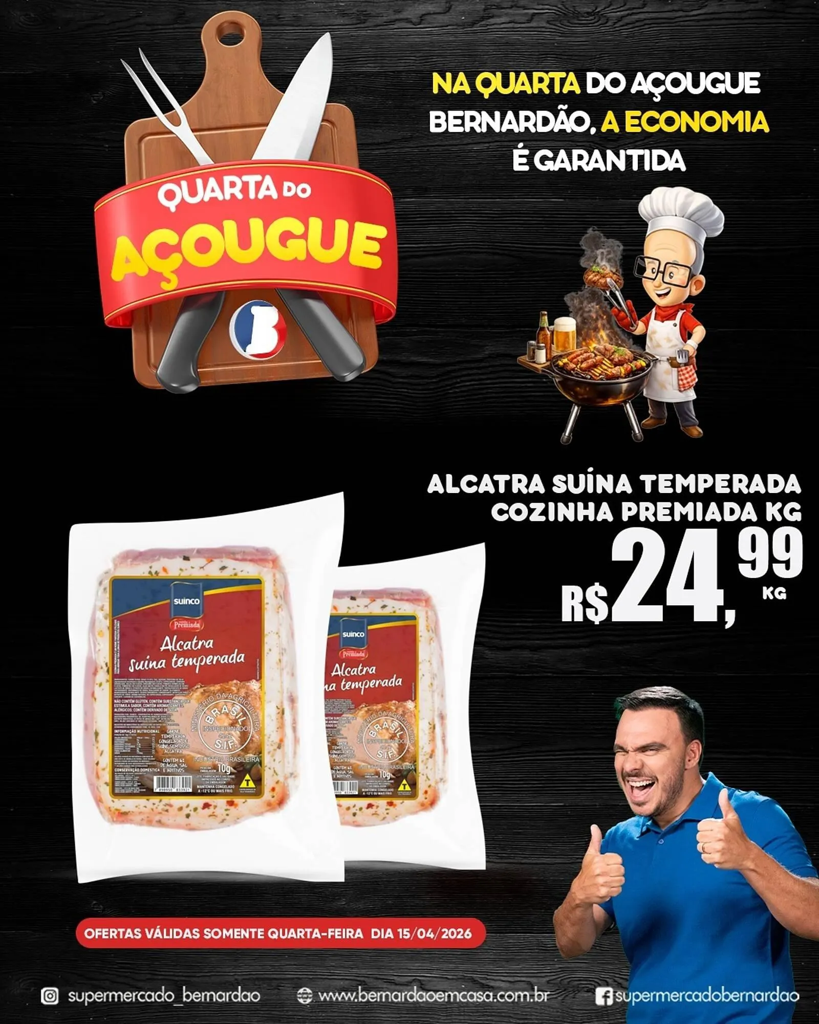 Encarte de Catálogo Supermercado Bernardão 15 de abril até 15 de abril 2026 - Pagina 3