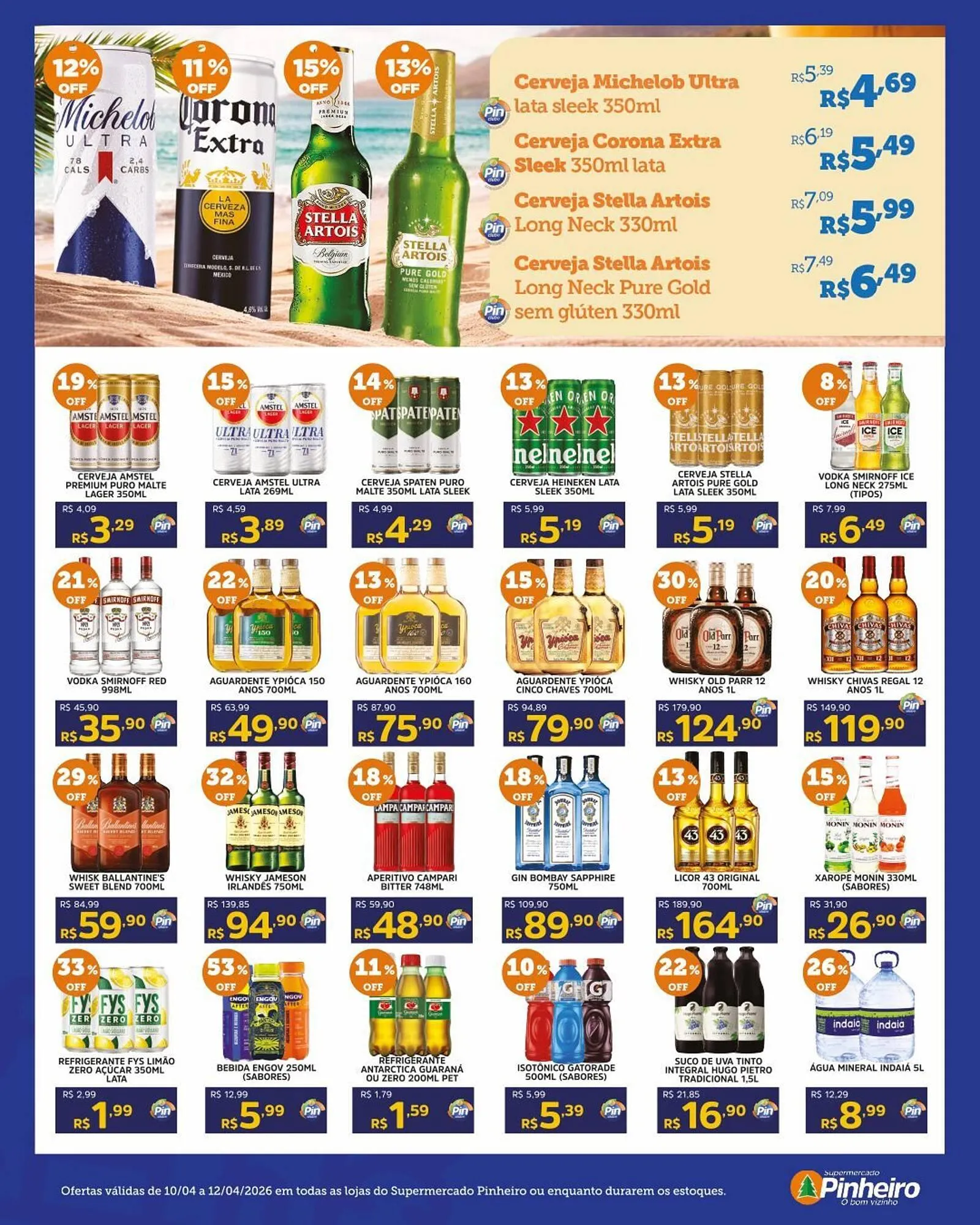 Encarte de Encarte Pinheiro Supermercado 10 de abril até 12 de abril 2026 - Pagina 3