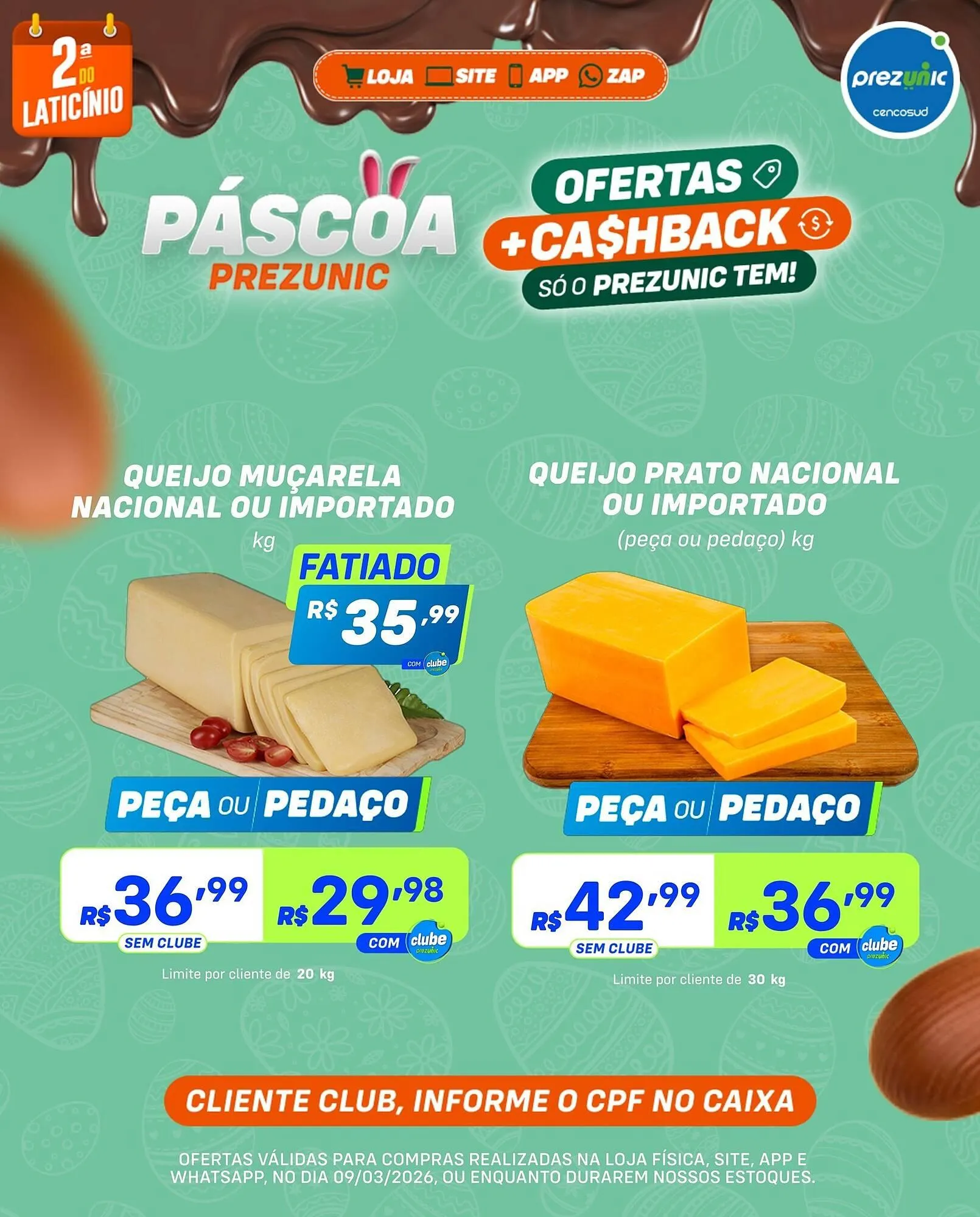 Encarte de Encarte Prezunic 9 de março até 9 de março 2026 - Pagina 1