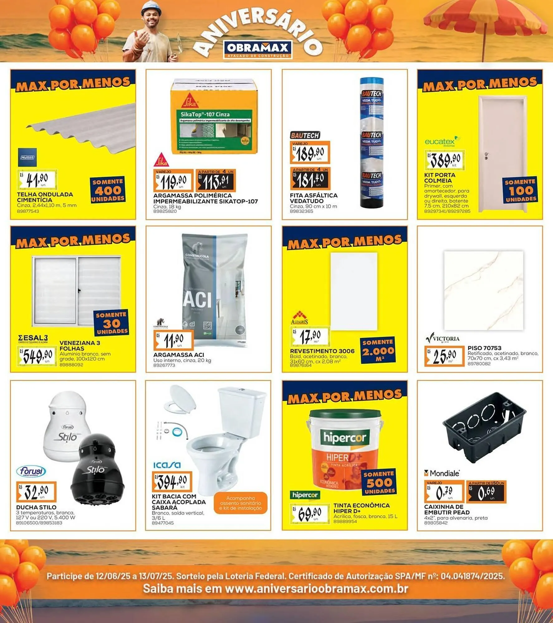 Encarte de Catálogo Obramax 27 de junho até 13 de julho 2025 - Pagina 2