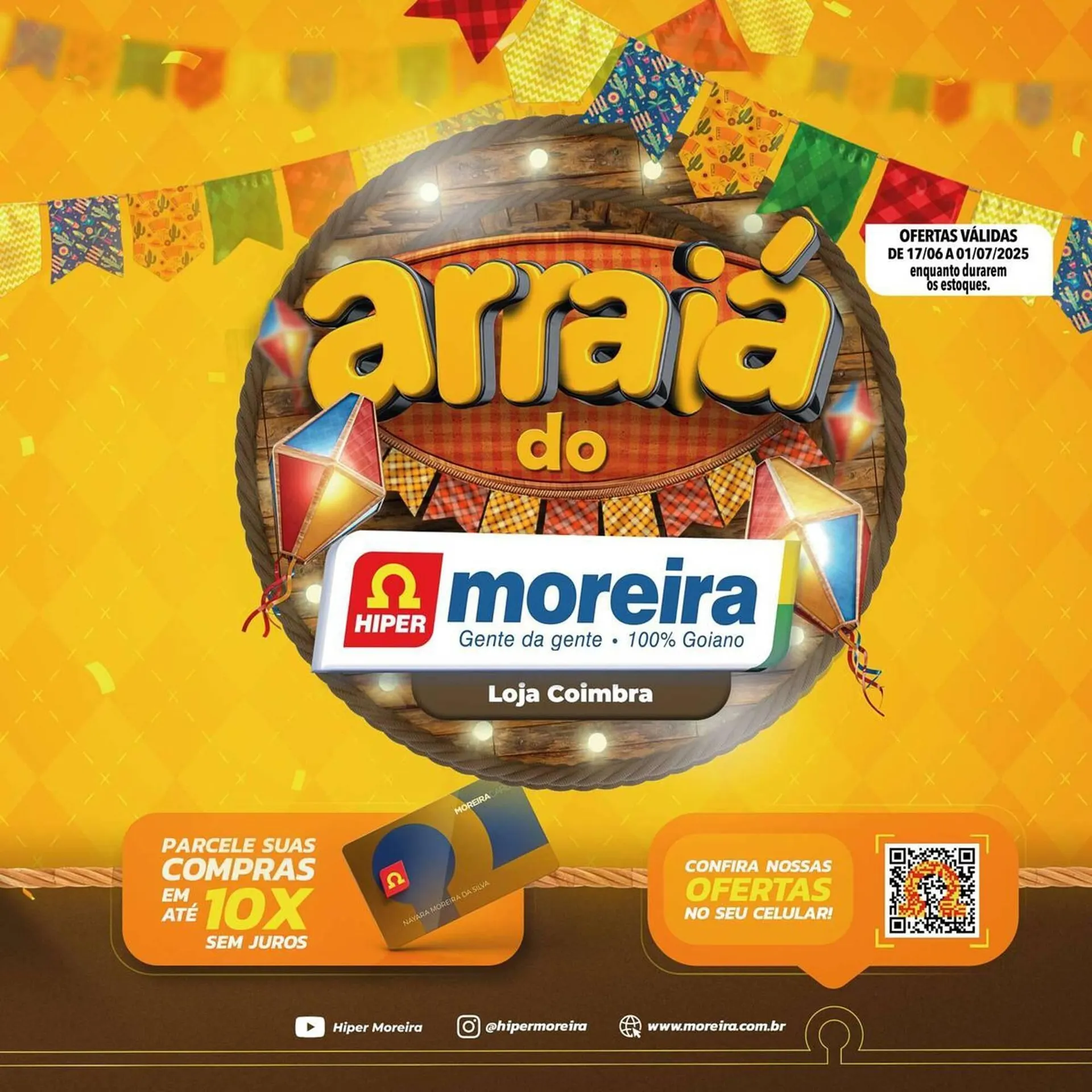 Encarte de Catálogo Hiper Moreira 17 de junho até 1 de julho 2025 - Pagina 1