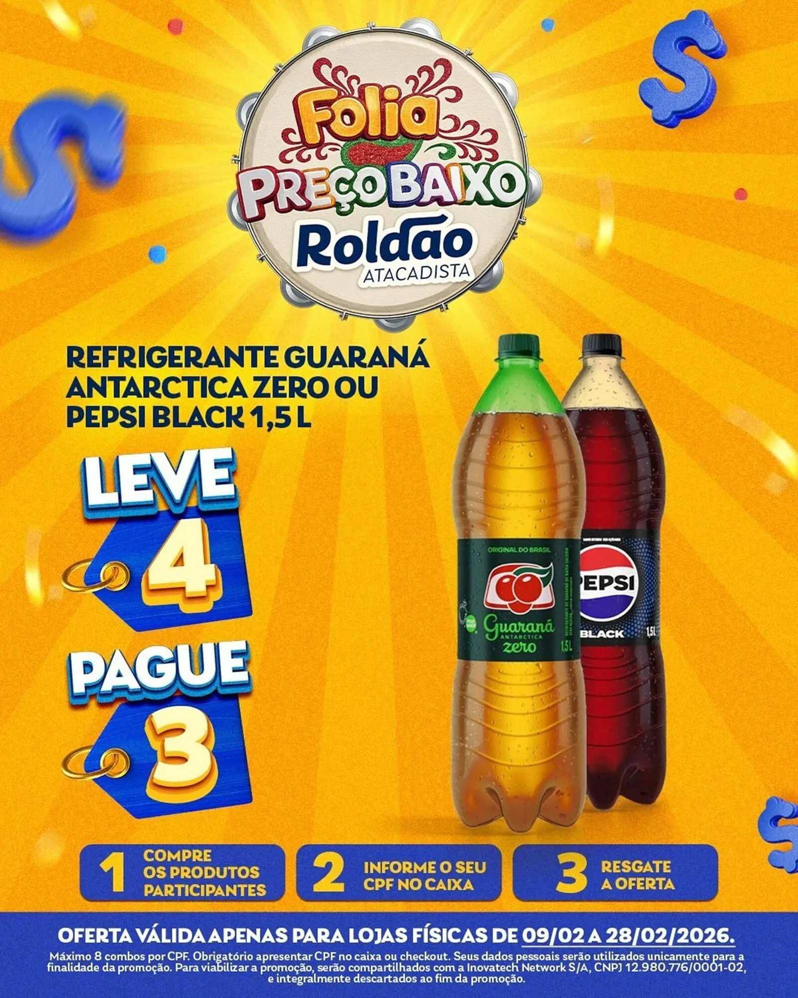 Encarte de Folheto Roldão 9 de fevereiro até 28 de fevereiro 2026 - Pagina 2
