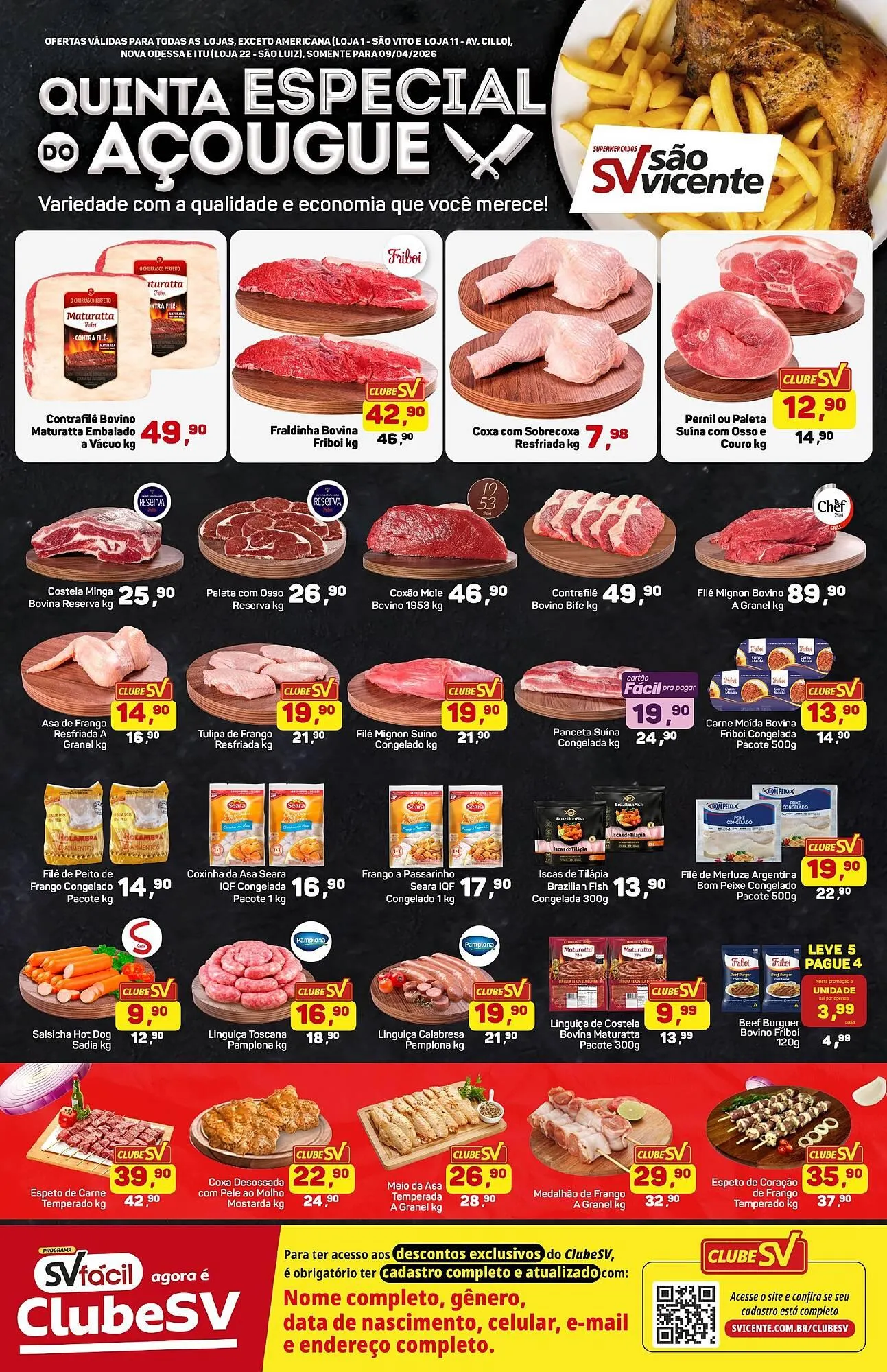 Encarte de Catálogo Supermercados São Vicente 16 de abril até 16 de abril 2026 - Pagina 1